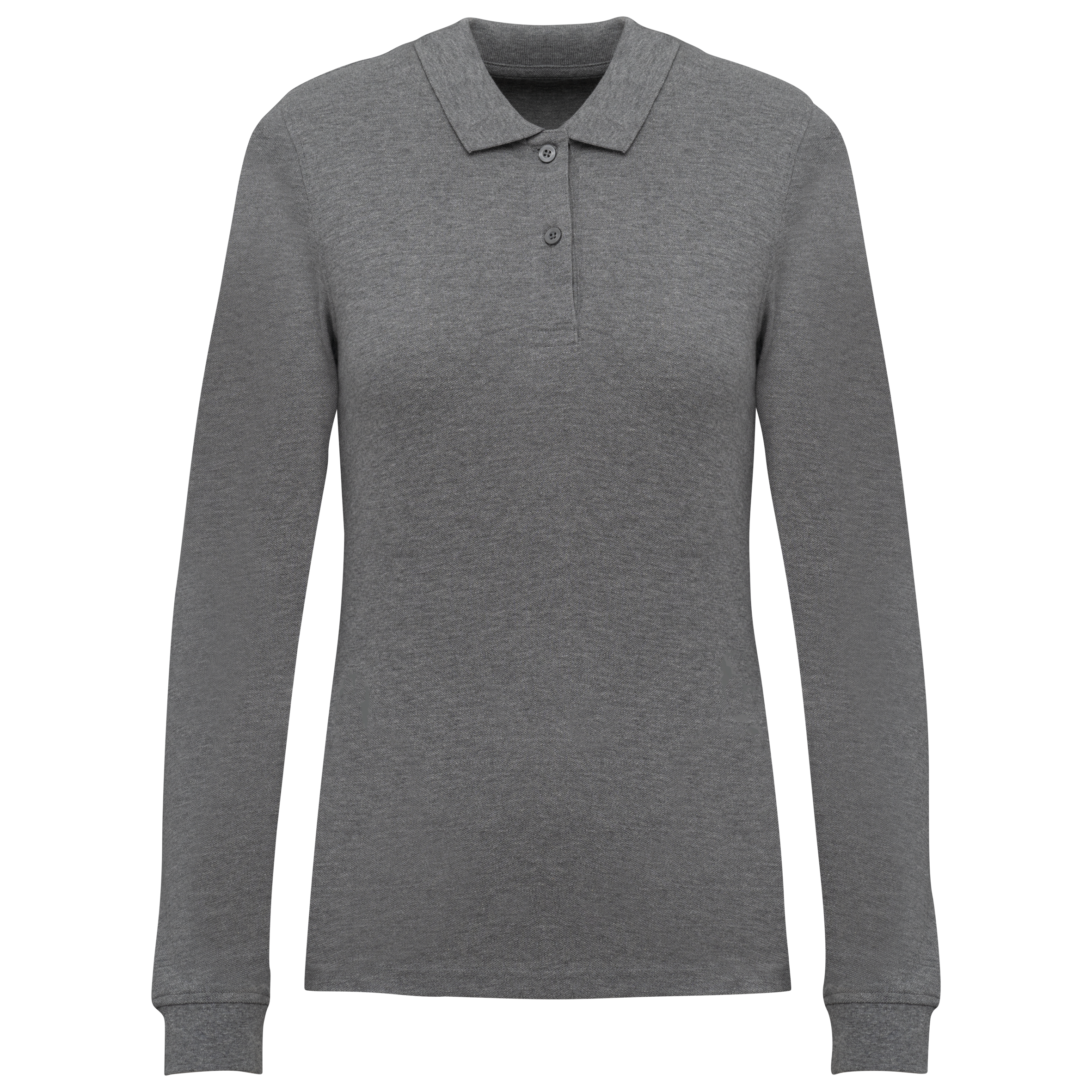 Damen Piqué-Polohemd lange Ärmel Bio180