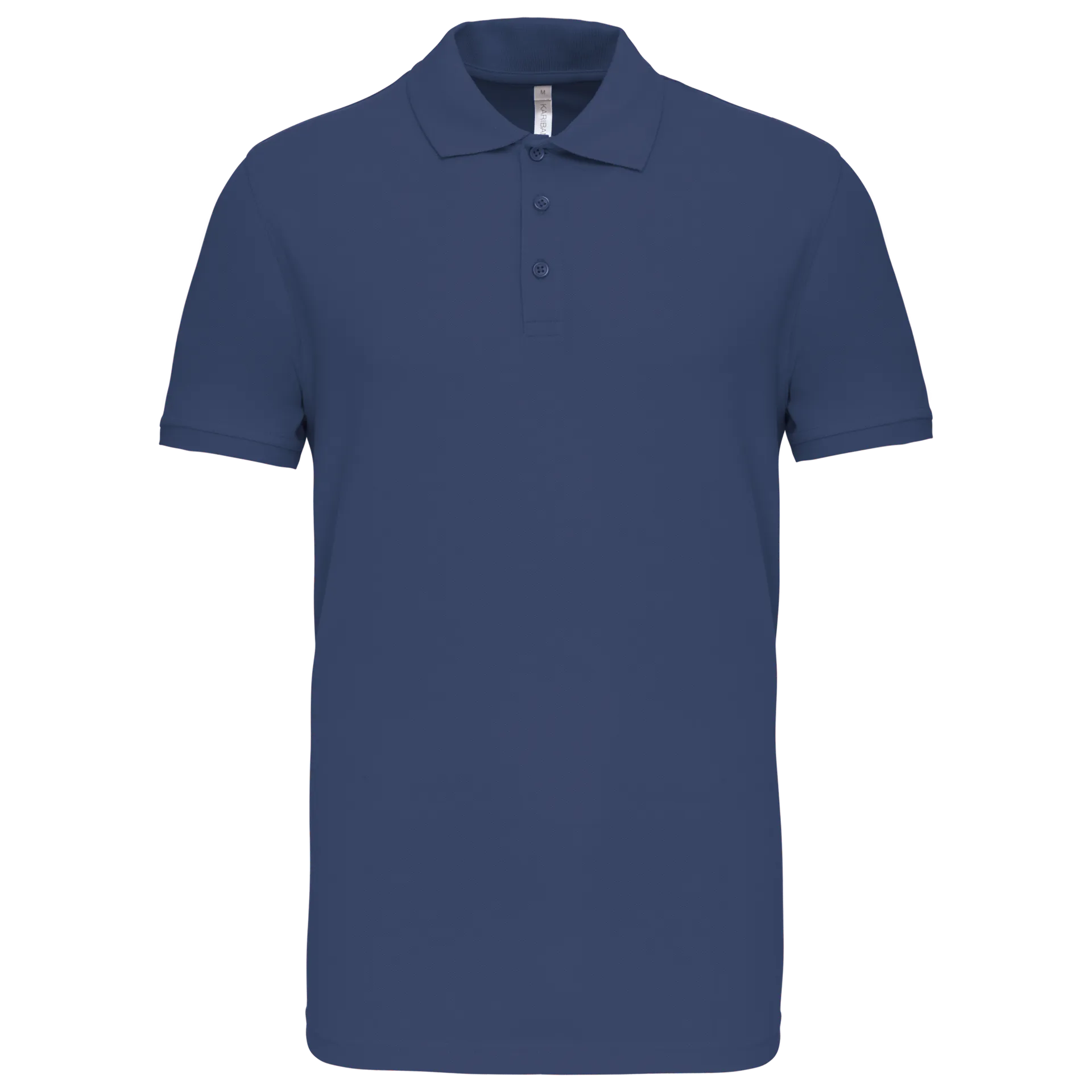 Kurzarm-Polohemd für Herren. Aus Baumwollpiqué