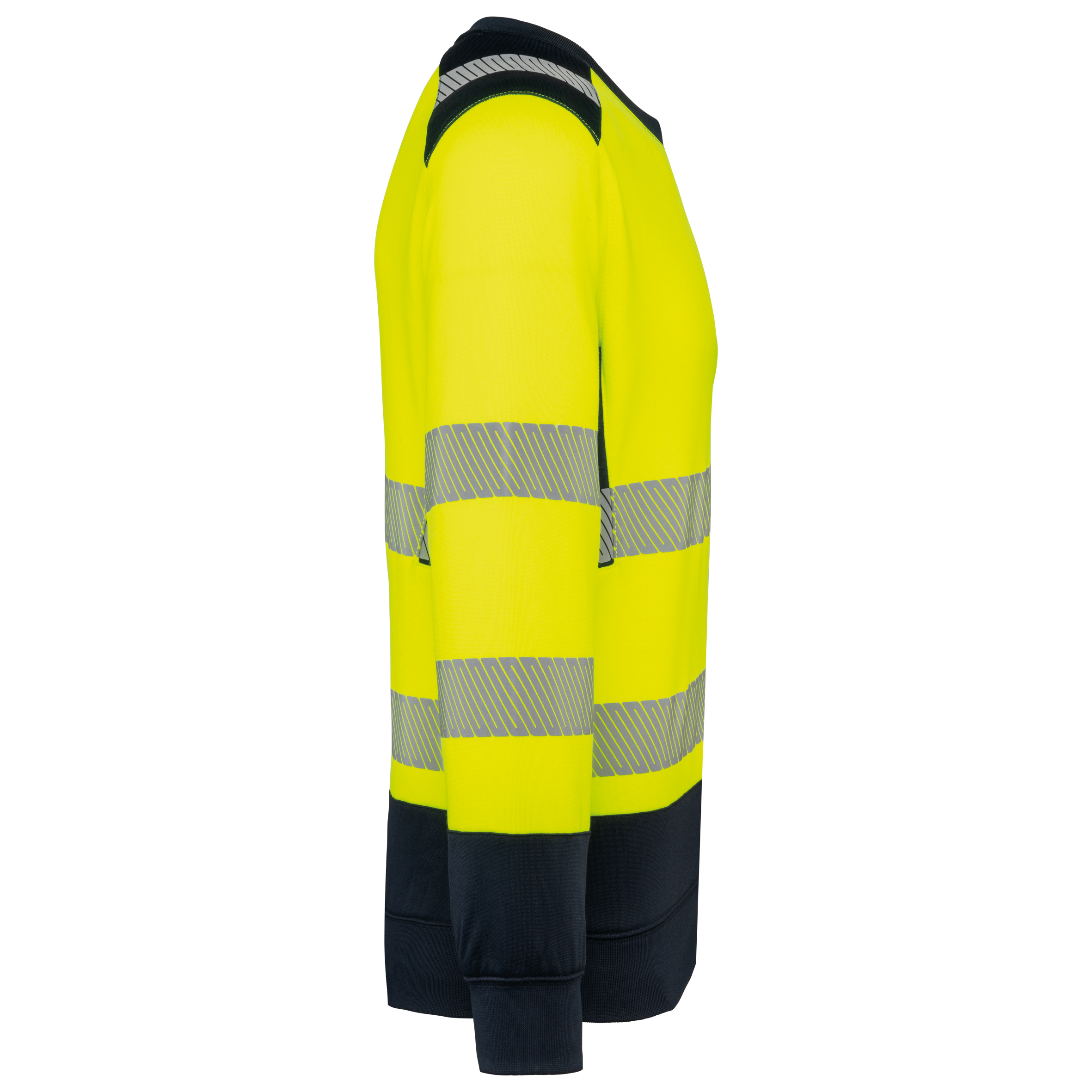 Recyceltes Sicherheitssweatshirt Rundhalsausschnitt