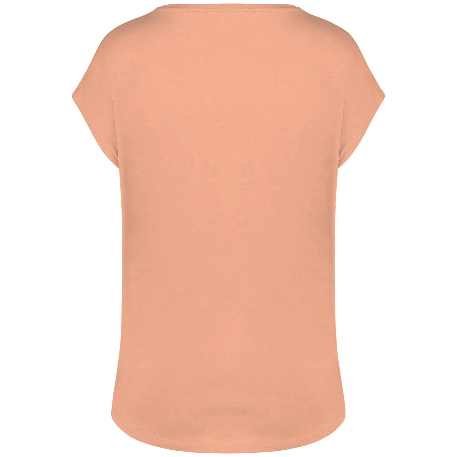 Umweltfreundliches Loose Damen-T-Shirt mit V-Ausschnitt