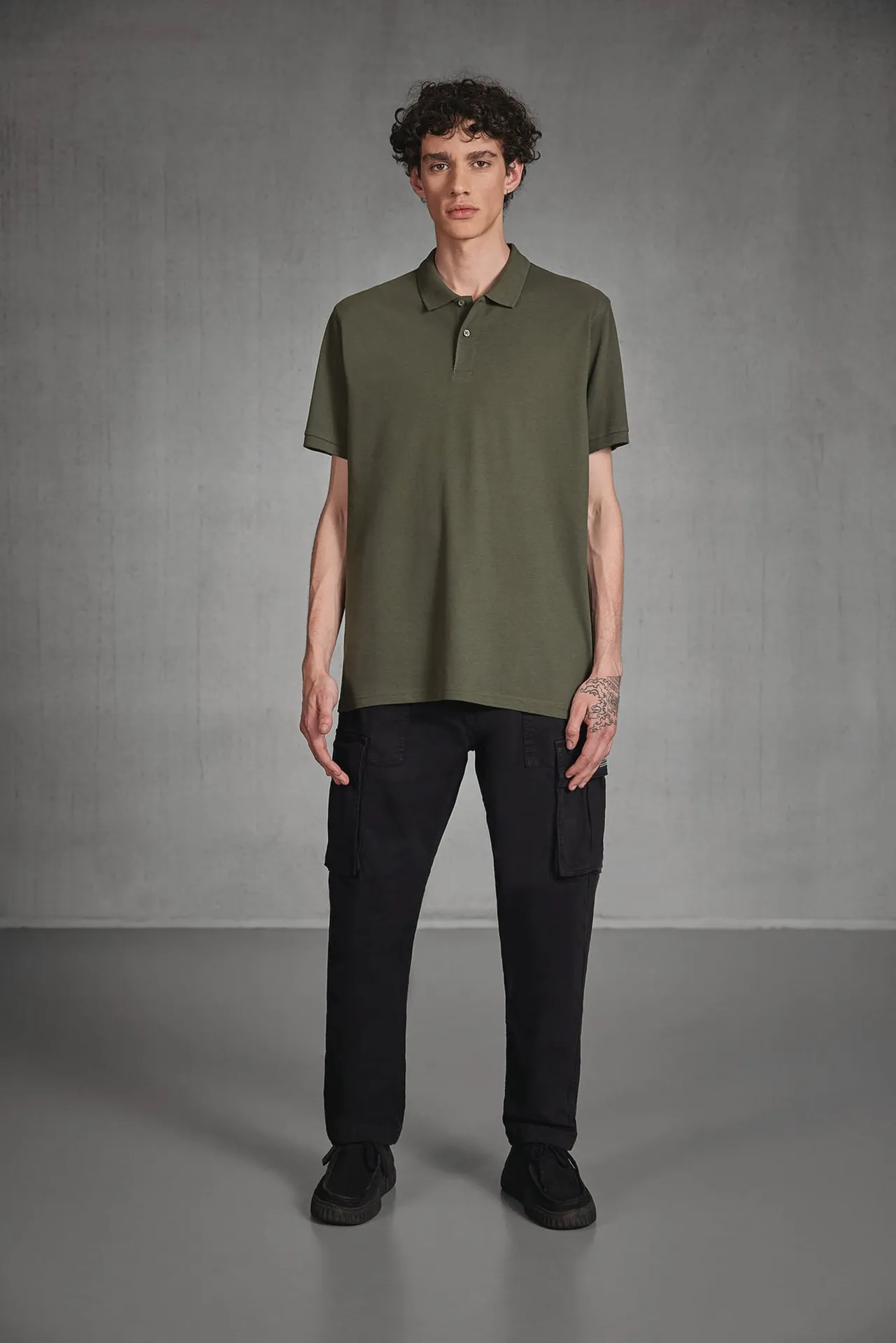 Men's organic polo shirt