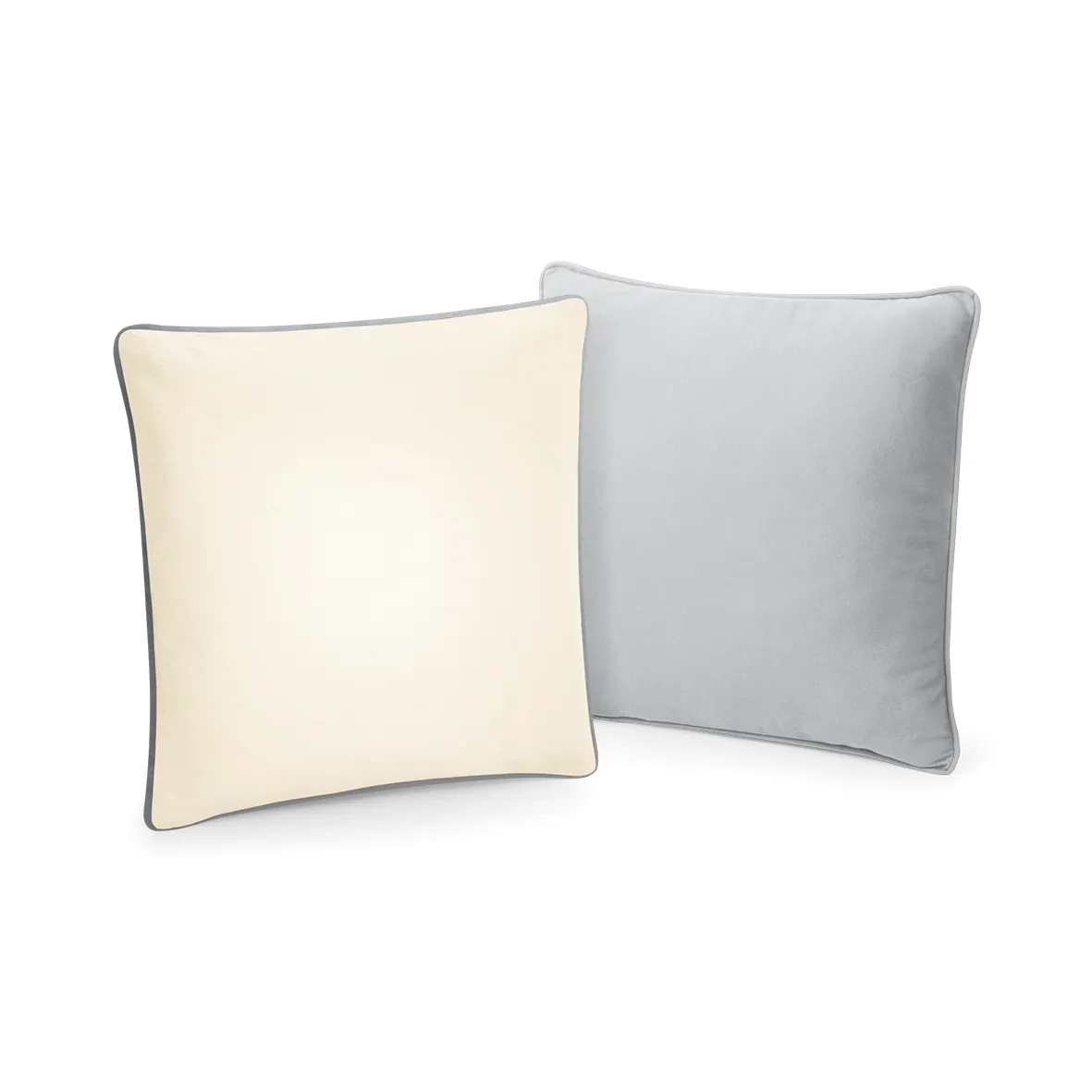 Kissenbezug mit Paspelsaum