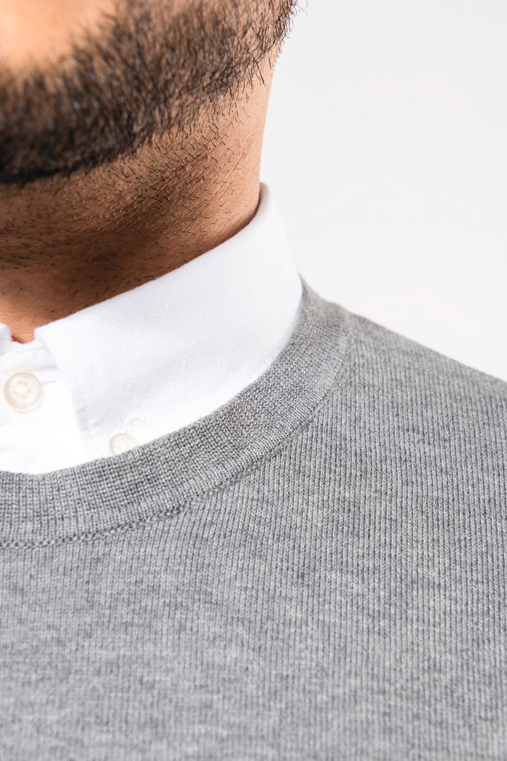 Supima®-Herrenpullover mit Rundhalsausschnitt