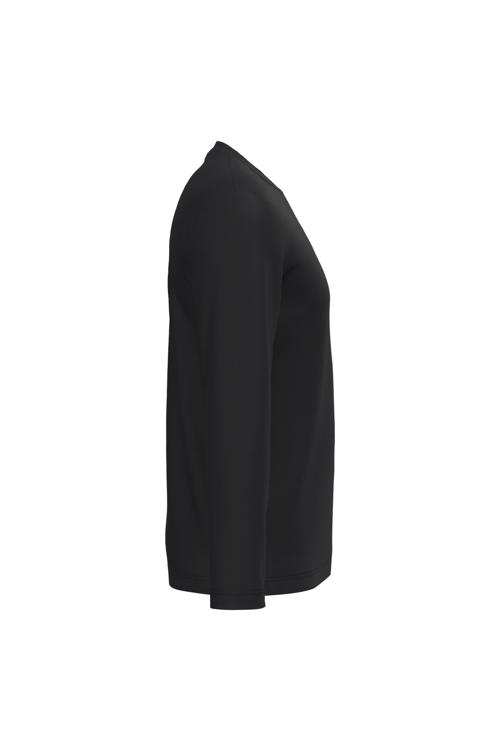 Herren Langarm-T-Shirt Rundhalsausschnitt