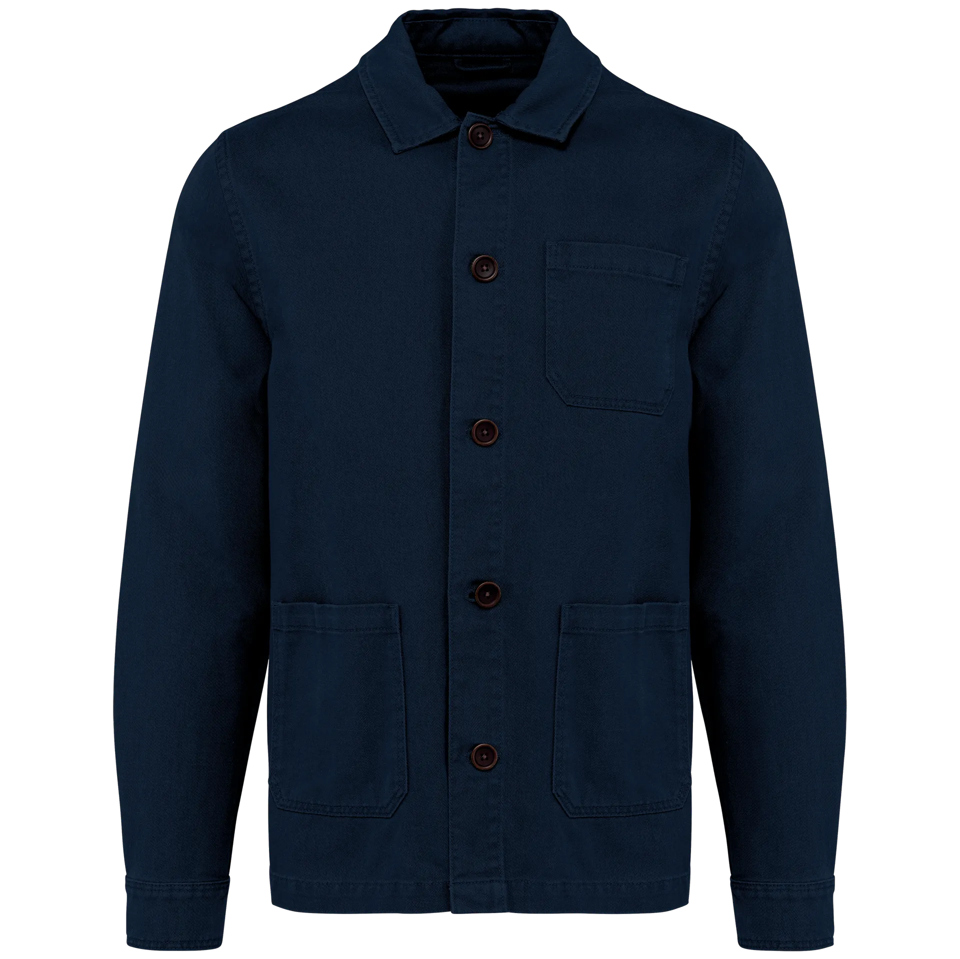 Umweltfreundliche Ausgewaschenes Herren Worker-Überhemd