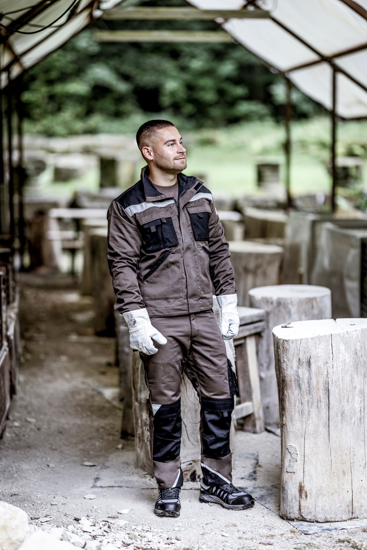 Nitras - MOTION TEX PLUS Robuste Arbeitsjacke mit Dreifachnähten