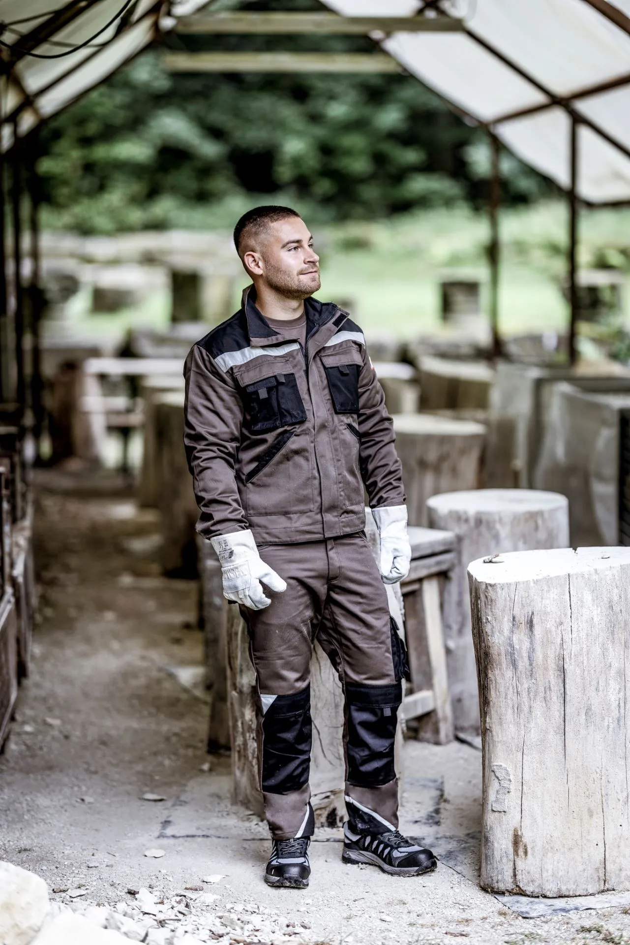 Nitras - MOTION TEX PLUS Robuste Arbeitsjacke mit Dreifachnähten