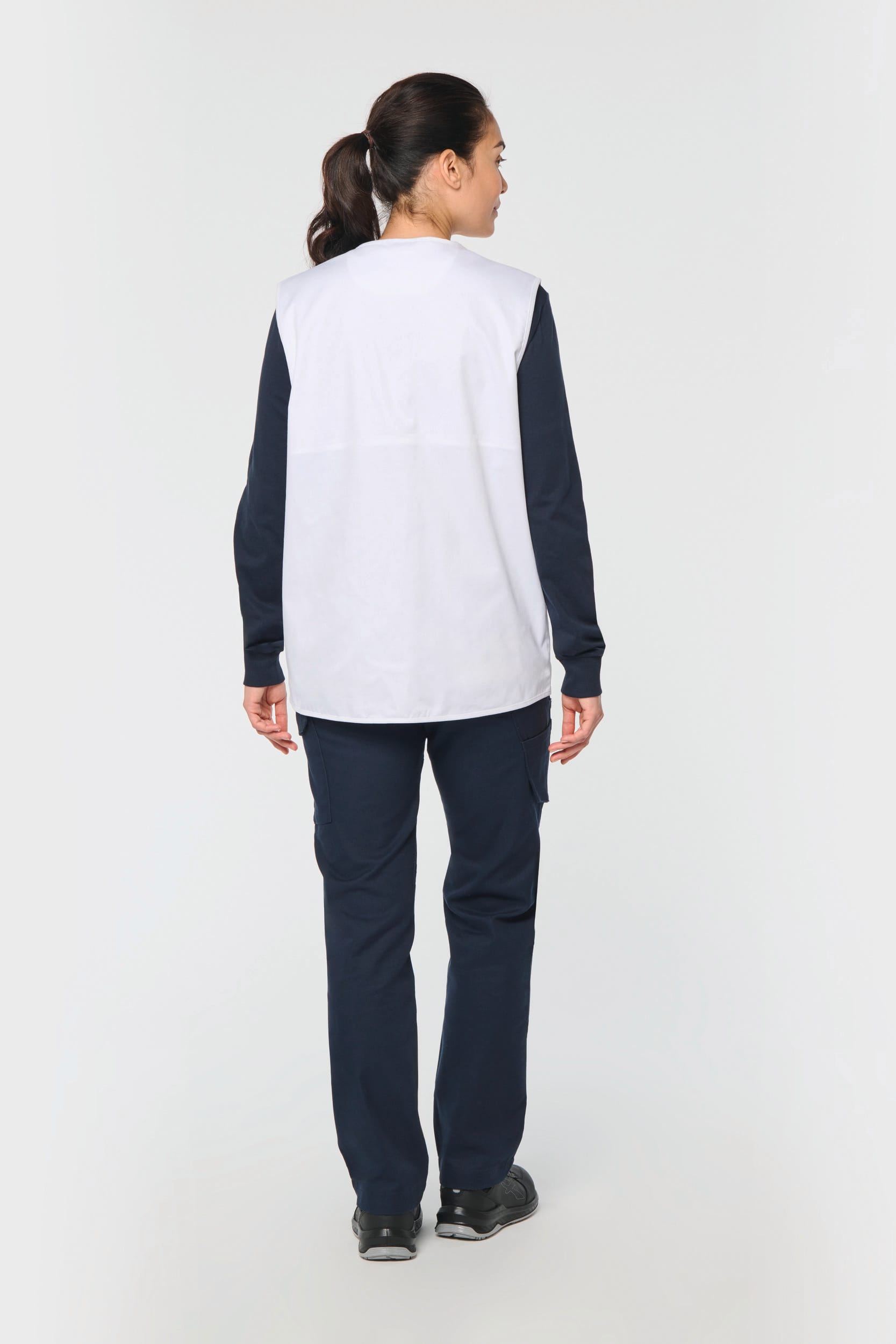 Gefütterte Unisex-Weste aus  Baumwollpolyester