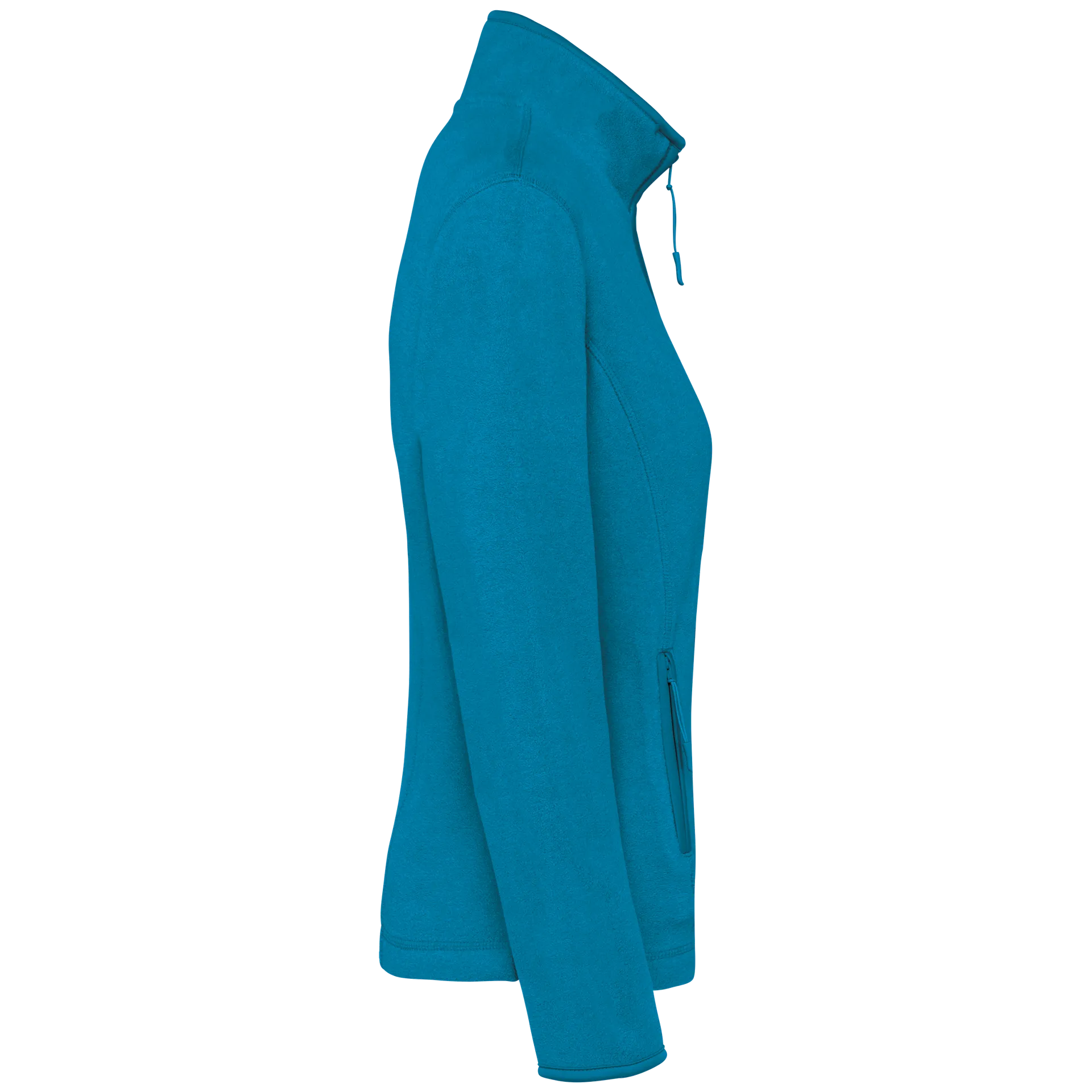 Mikrofleece-Jacke mit Reißverschluss für Damen