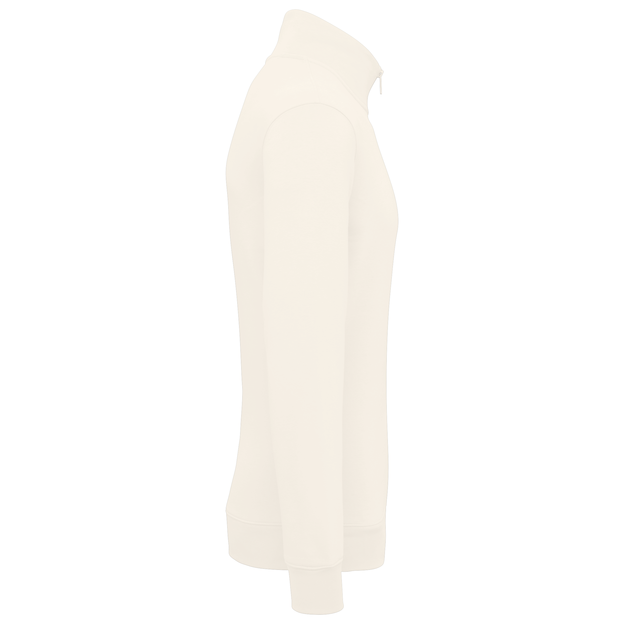 Umweltfreundliches Sweatshirt mit Stehkragen und Reißverschluss für Herren