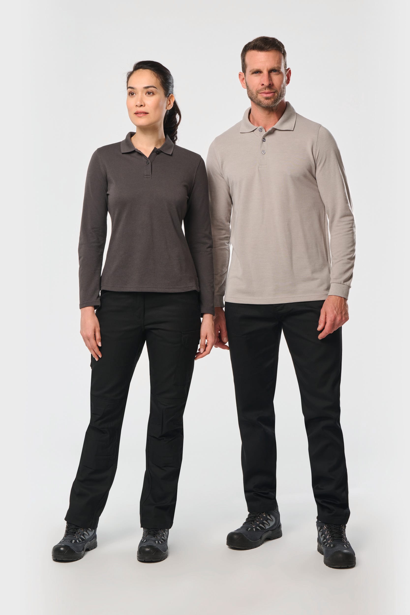 Langarm-Polohemd für Damen