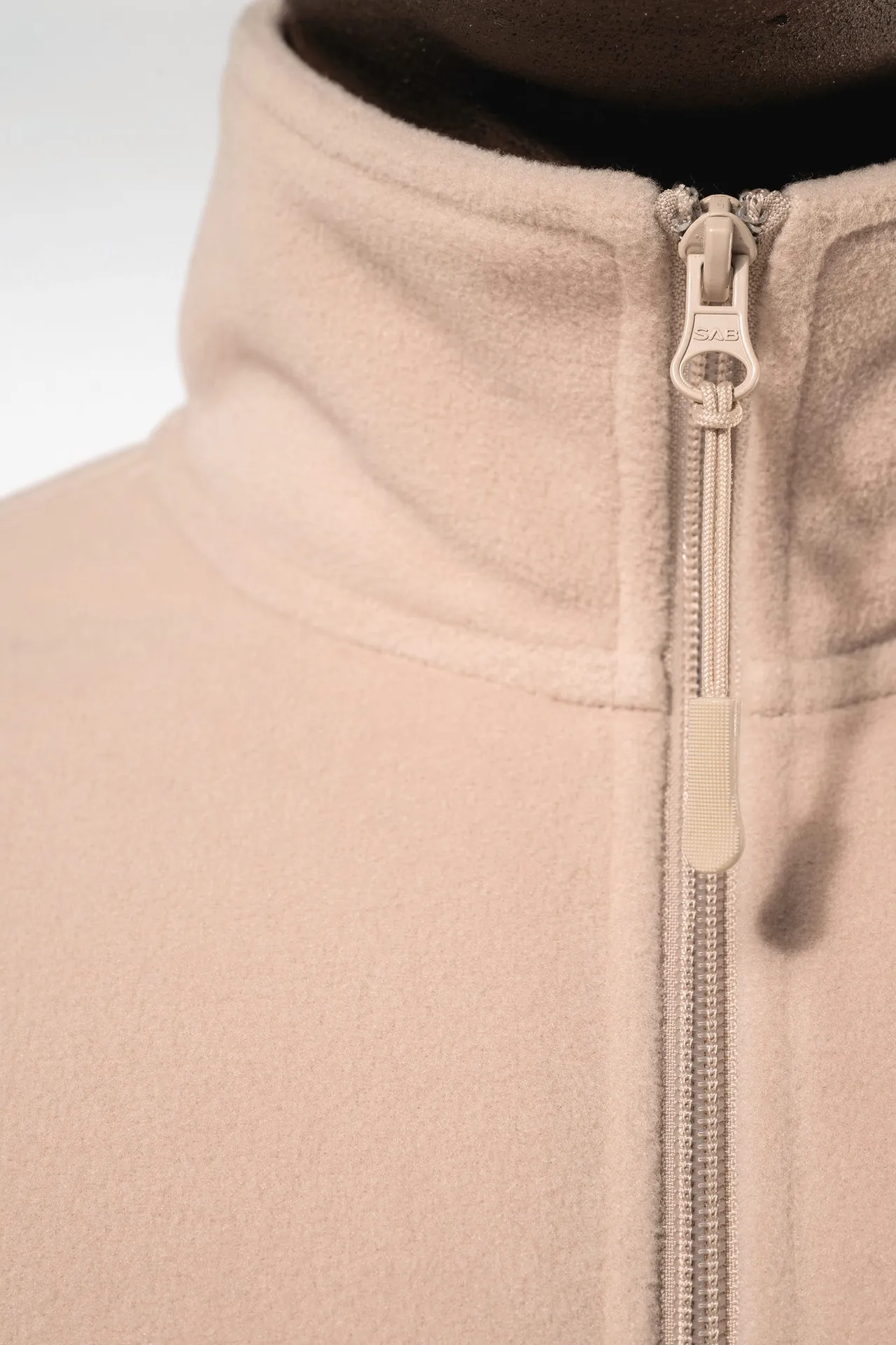 Verstellbare Fleecejacke mit elastischen Ärmelbündchen