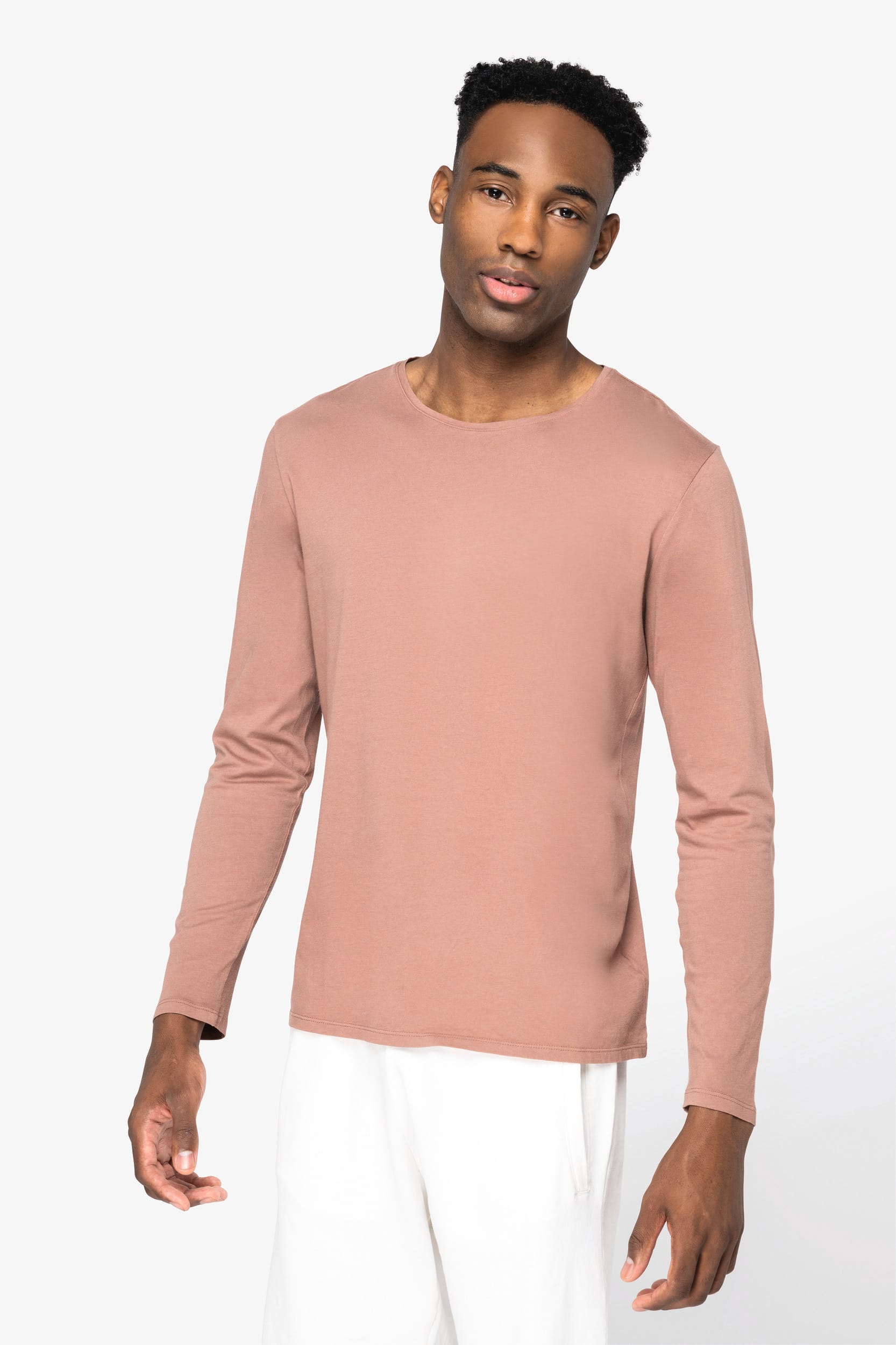 Umweltfreundliches ausgewaschenes Unisex T-Shirt mit langen Ärmeln