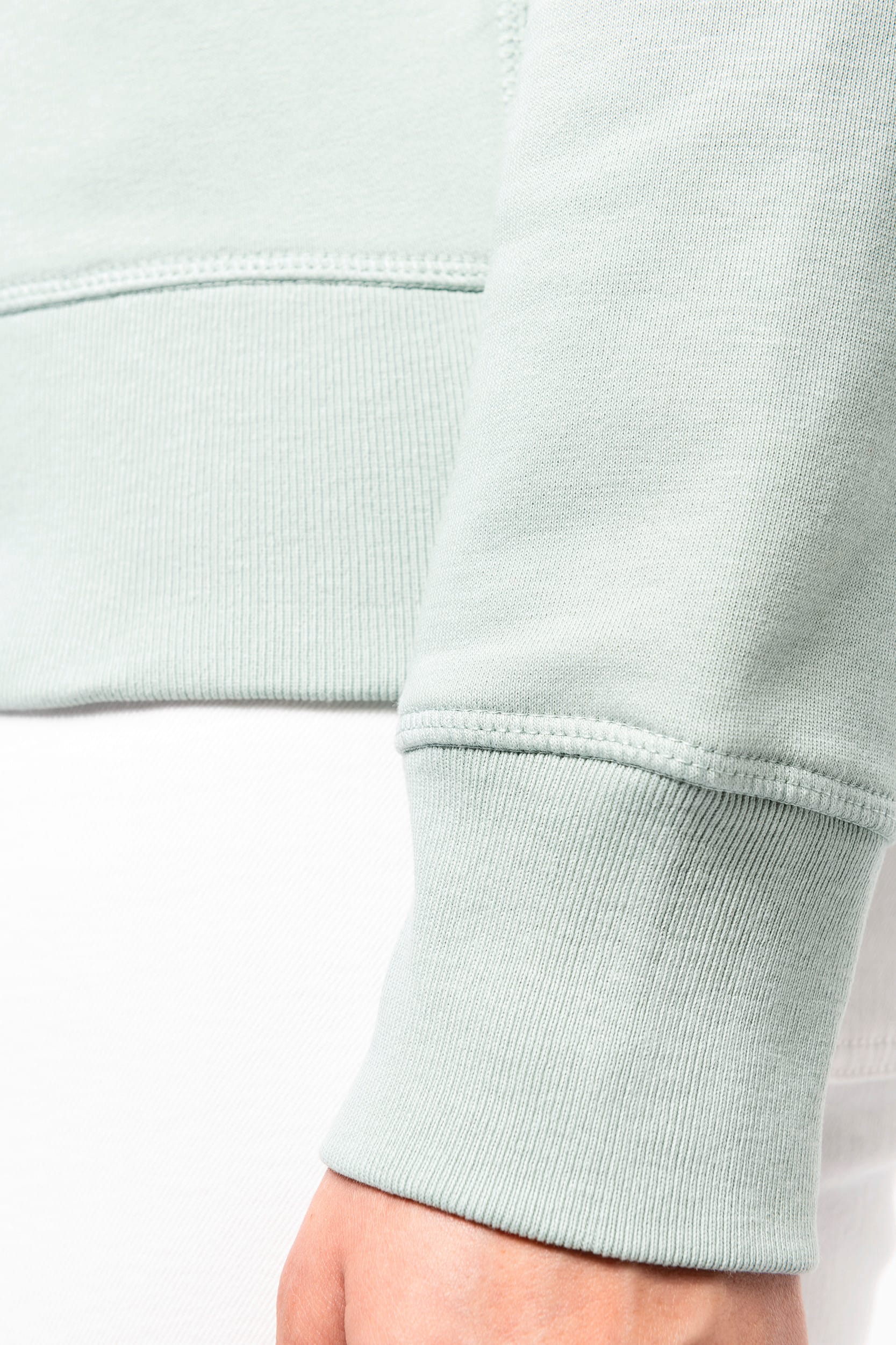 Damen Sweatshirt BIO-BAUMWOLLE Rundhalsausschnitt Raglanärmel