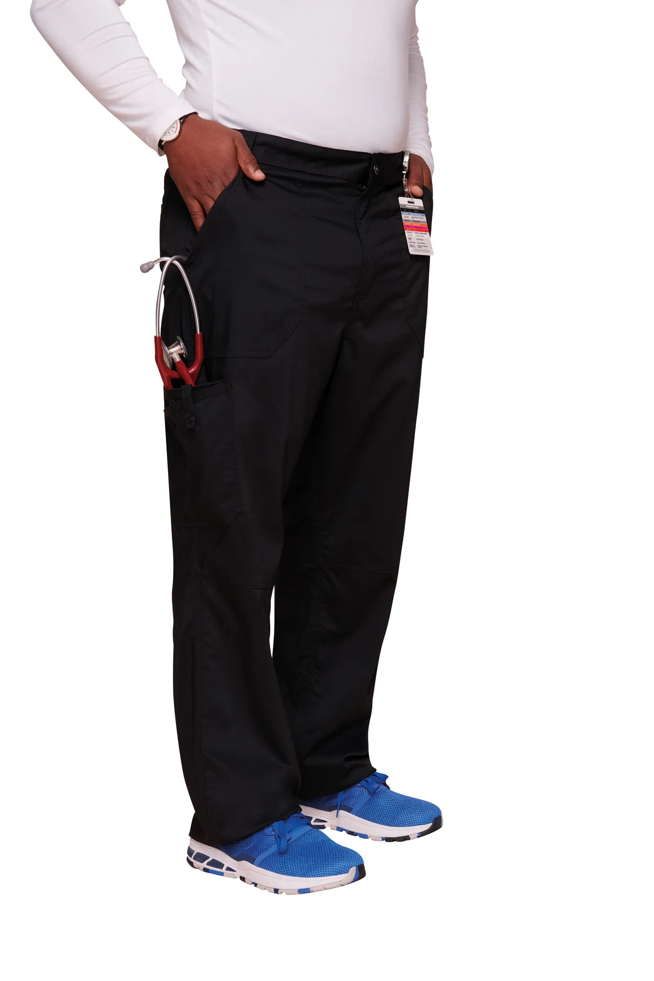 Herren-Cargohose mit Schlitz