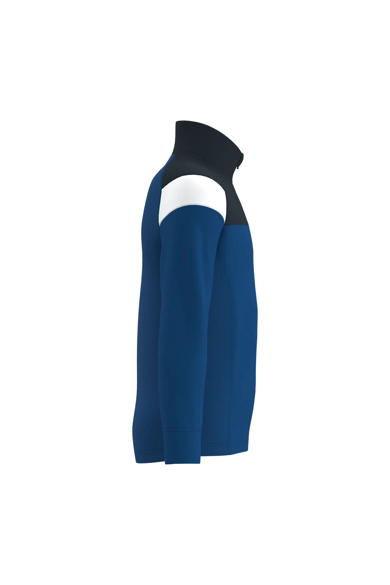 Kinder Trainings-Sweatshirt mit 1/4 Reißverschluss