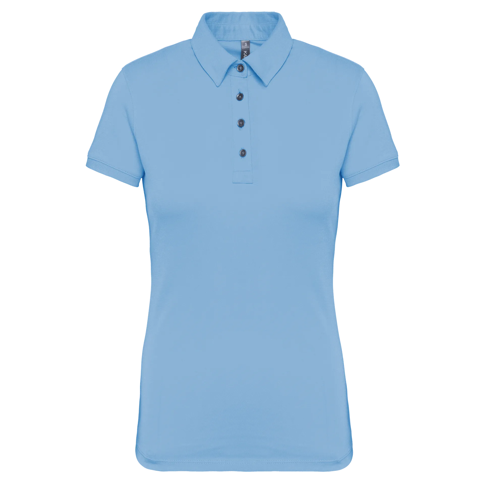 Jersey-Kurzarm-Polohemd für Damen