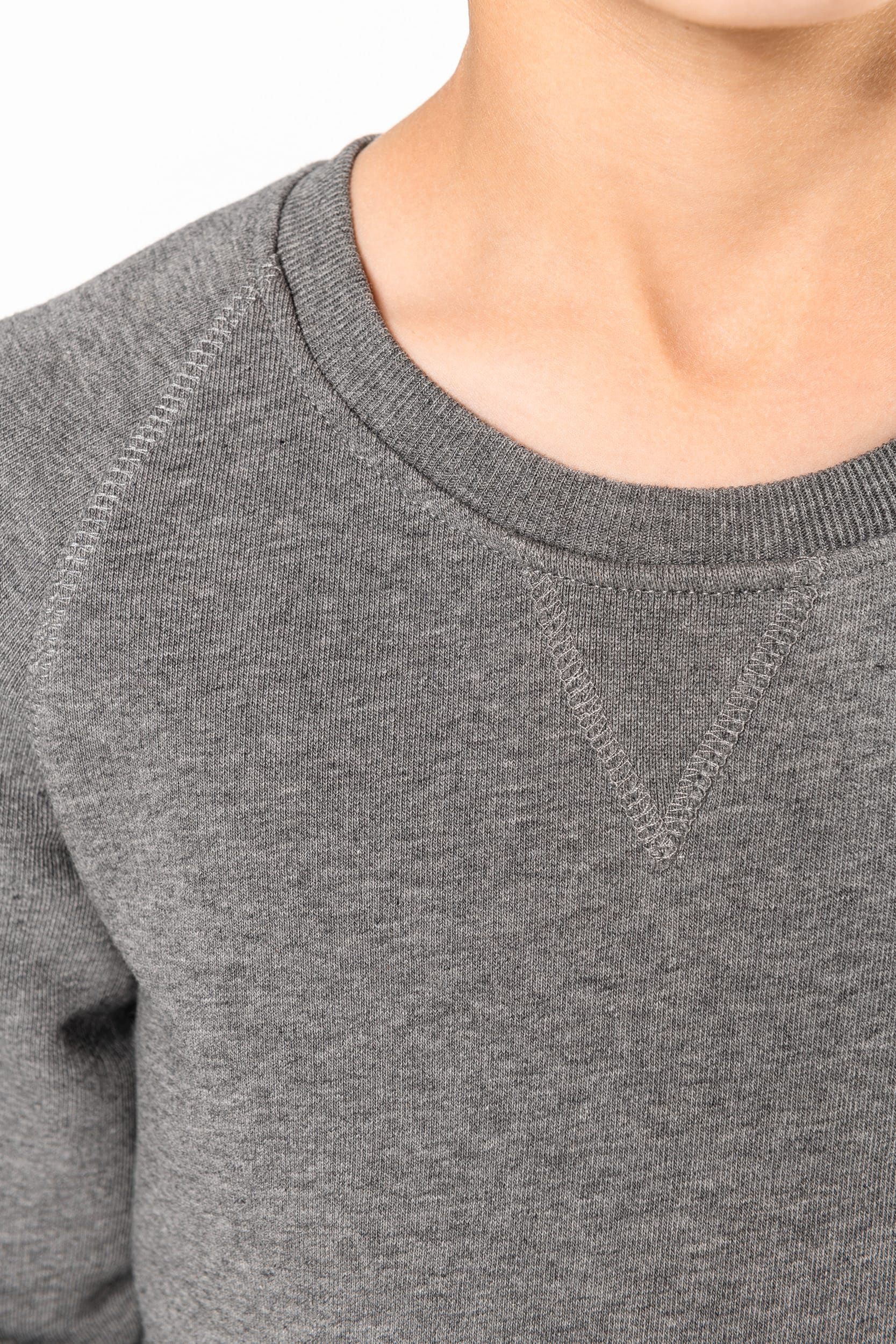 Bio-Sweatshirt für Kinder mit Raglanärmeln