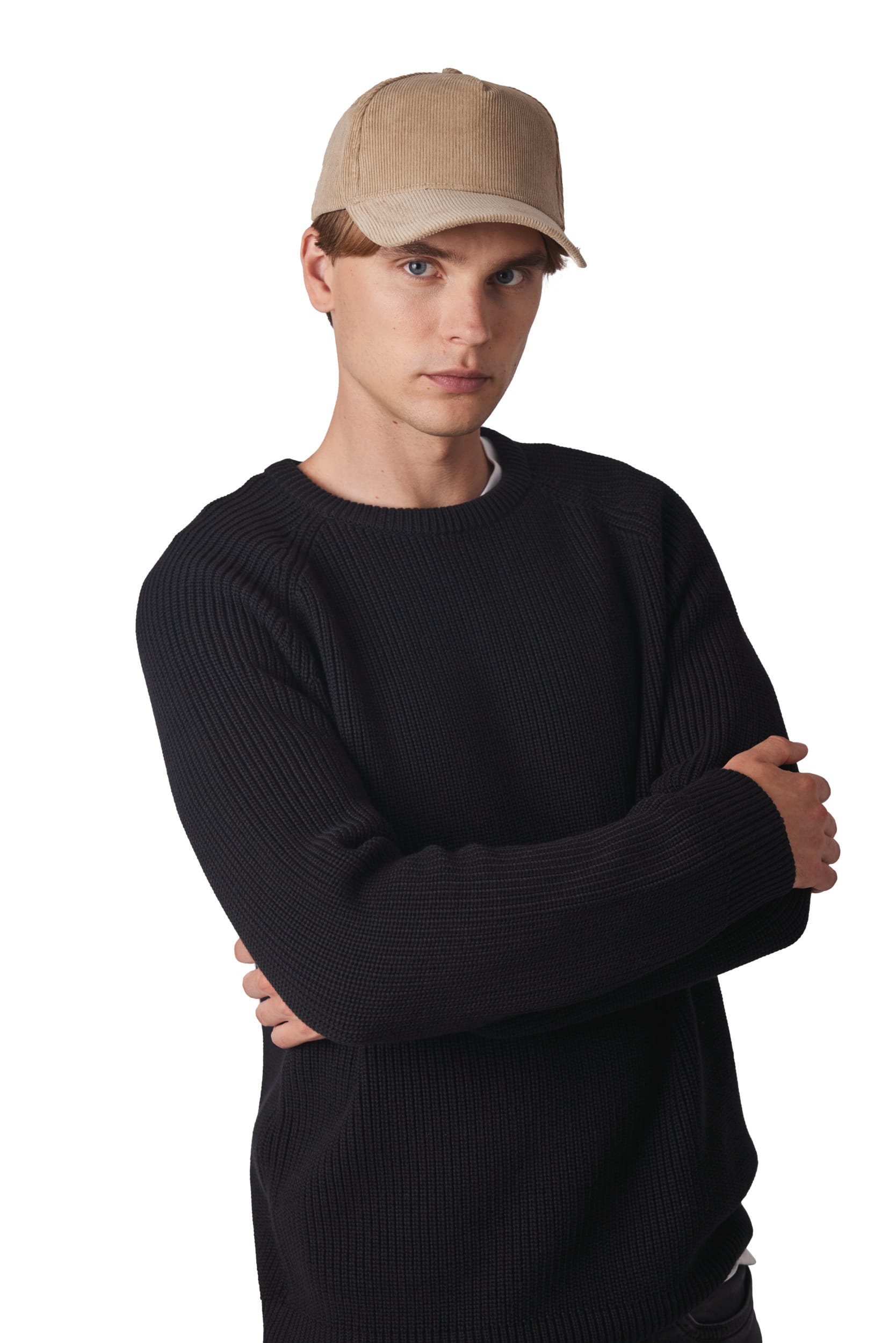 Kappe aus Samt – 5 Panels