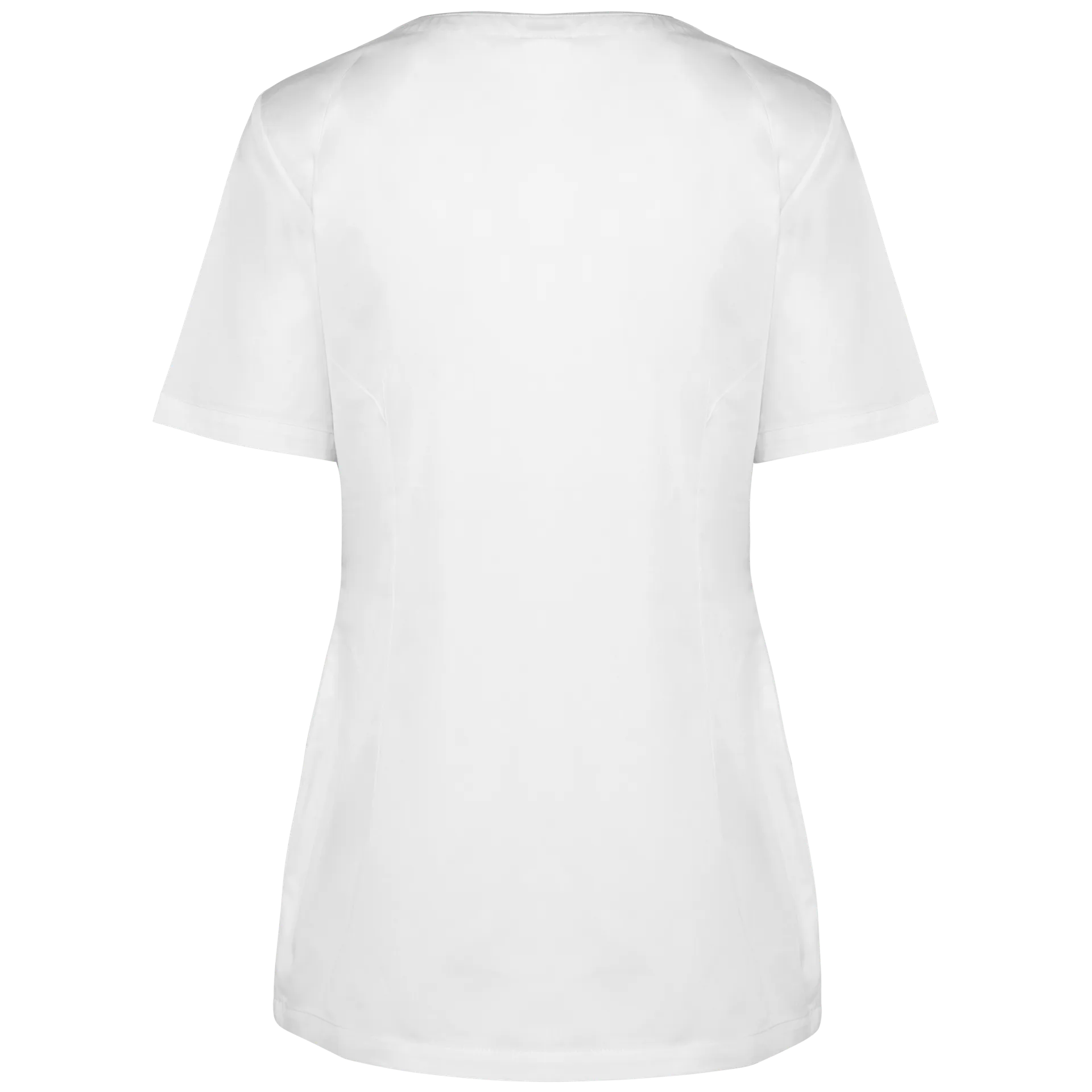 Damenkittel aus Baumwollpolyester mit Druckknöpfen