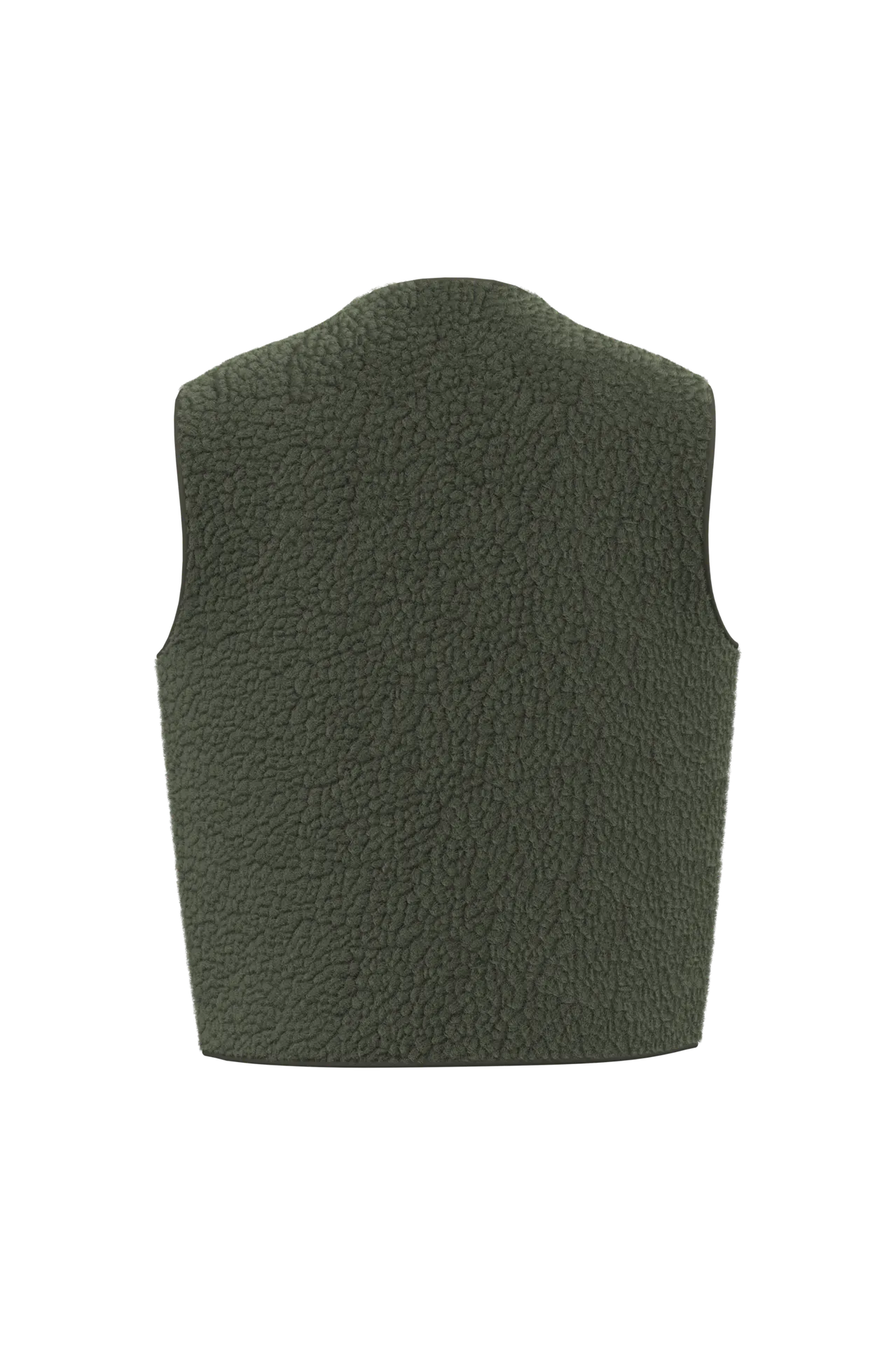 Ärmellose Sherpa-Jacke für Damen