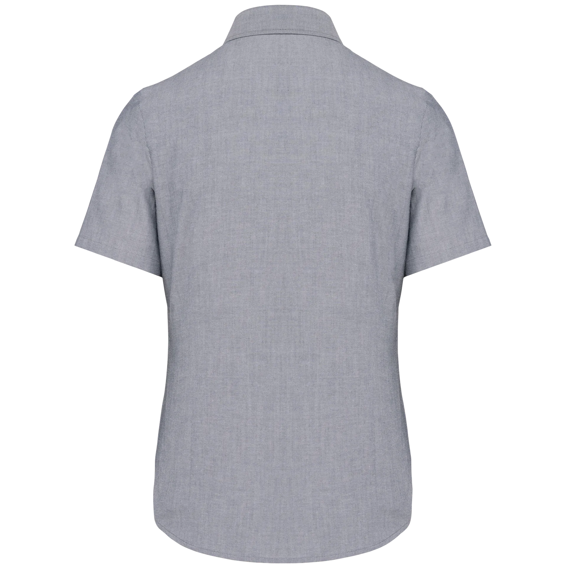 Damen Oxford Kurzarmbluse