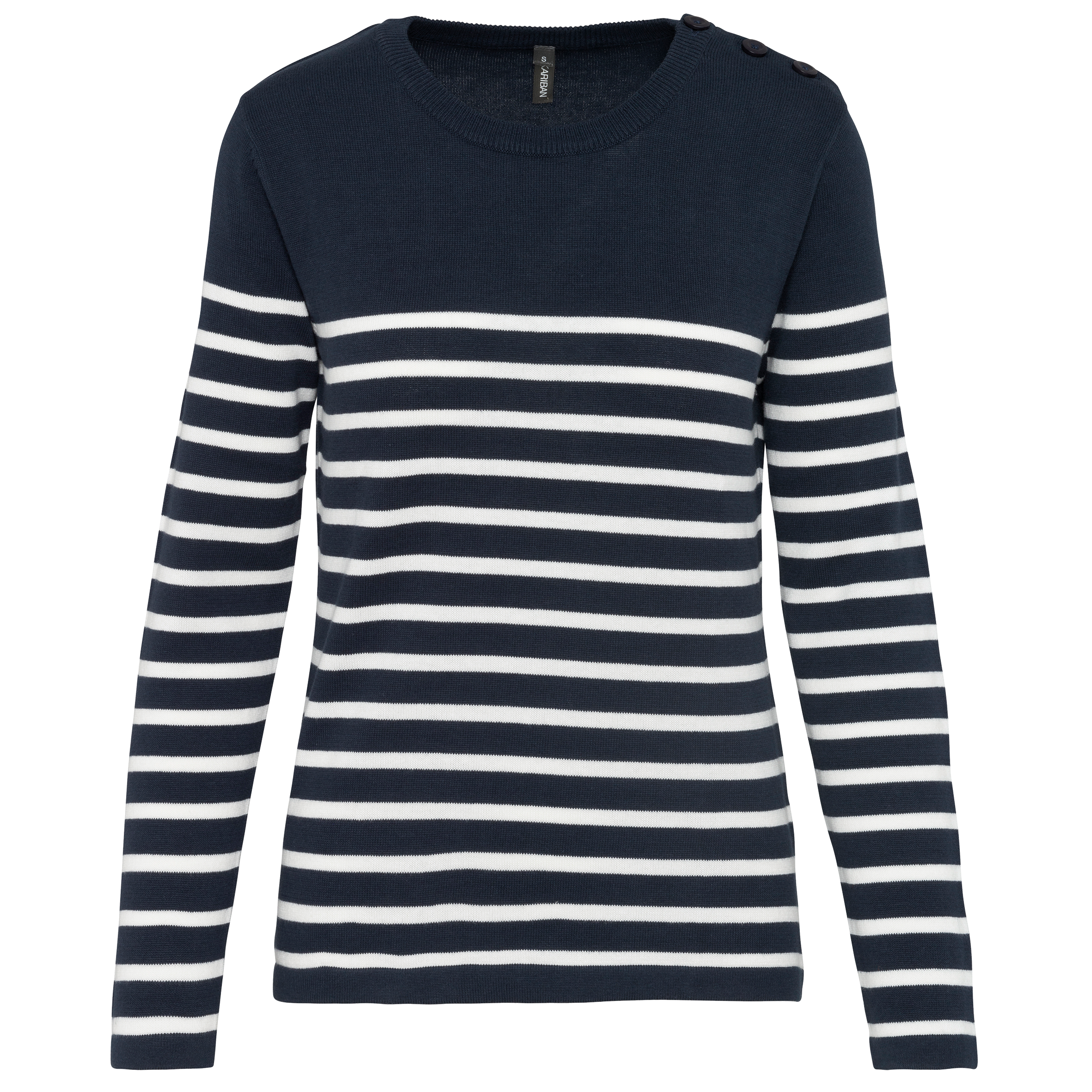 Damenpullover im Marine-Stil