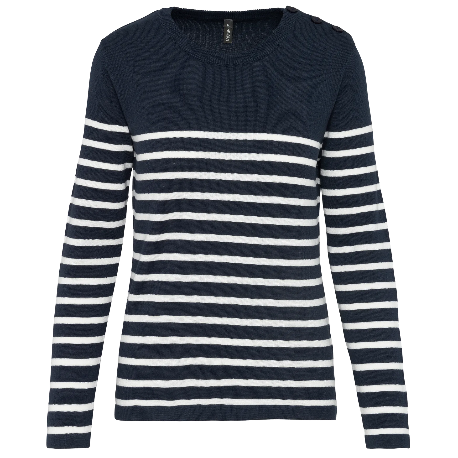 Damenpullover im Marine-Stil
