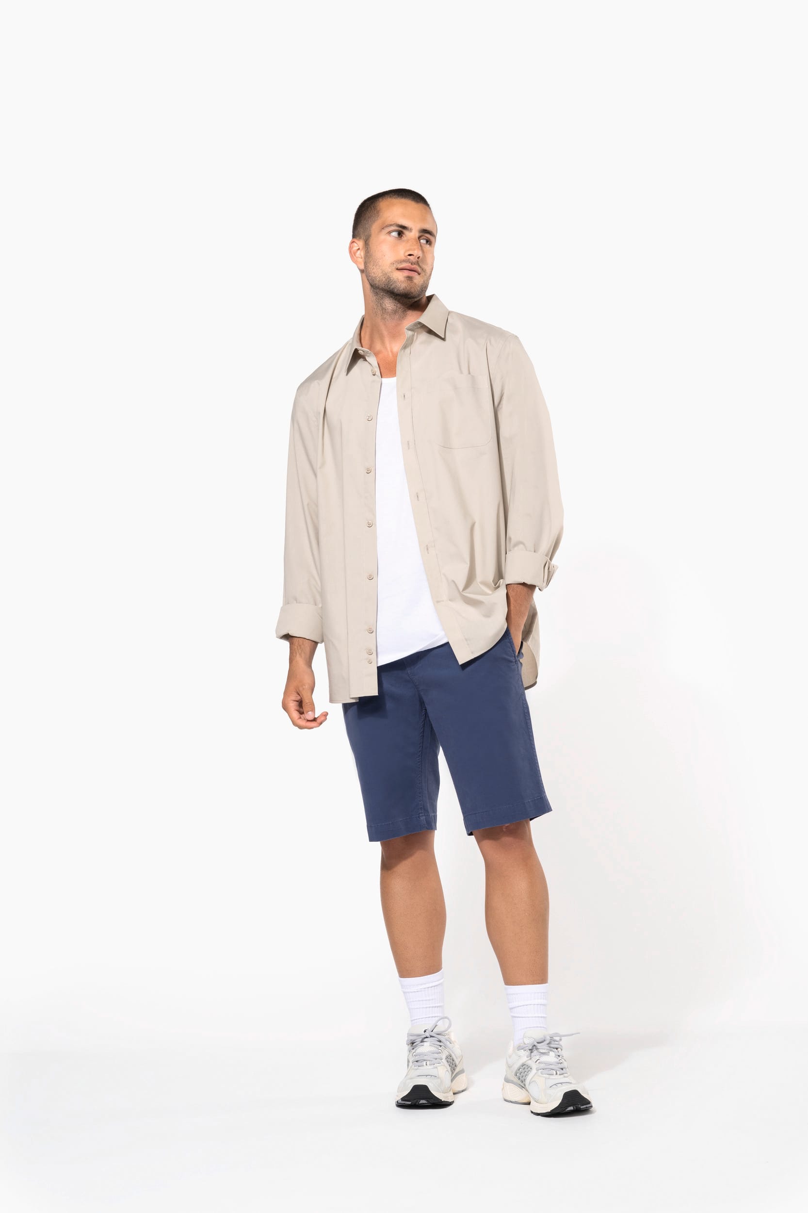 Chino-Bermuda-Shorts für Herren