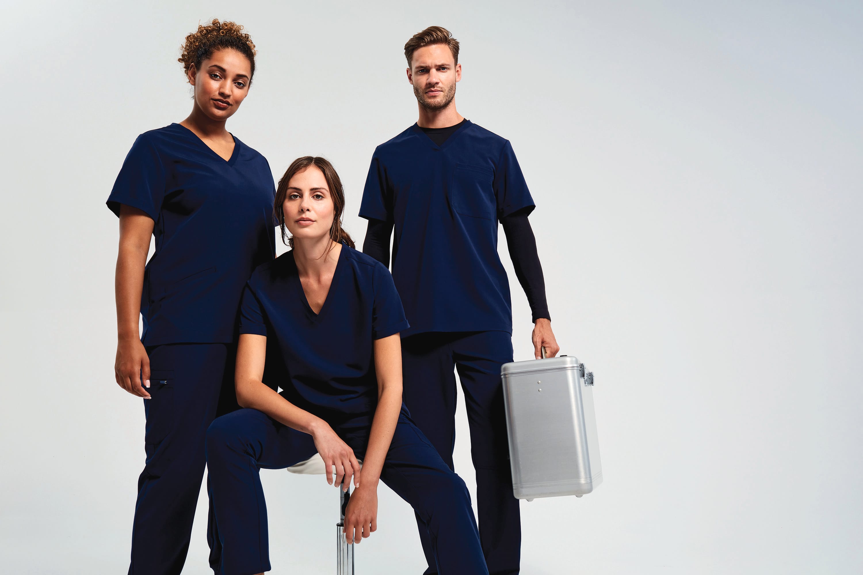 Stretch-Tunika für Herren mit kurzen Ärmeln Stretch-Tunika für Herren mit kurzen Ärmeln