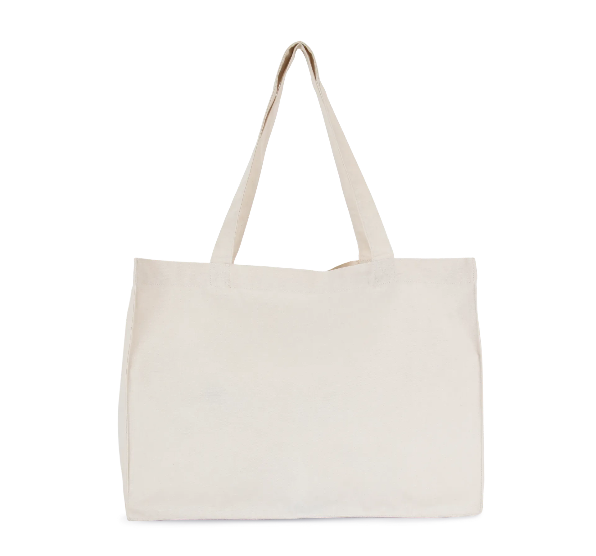 Große Shopping-Tasche aus Baumwoll-Canvas