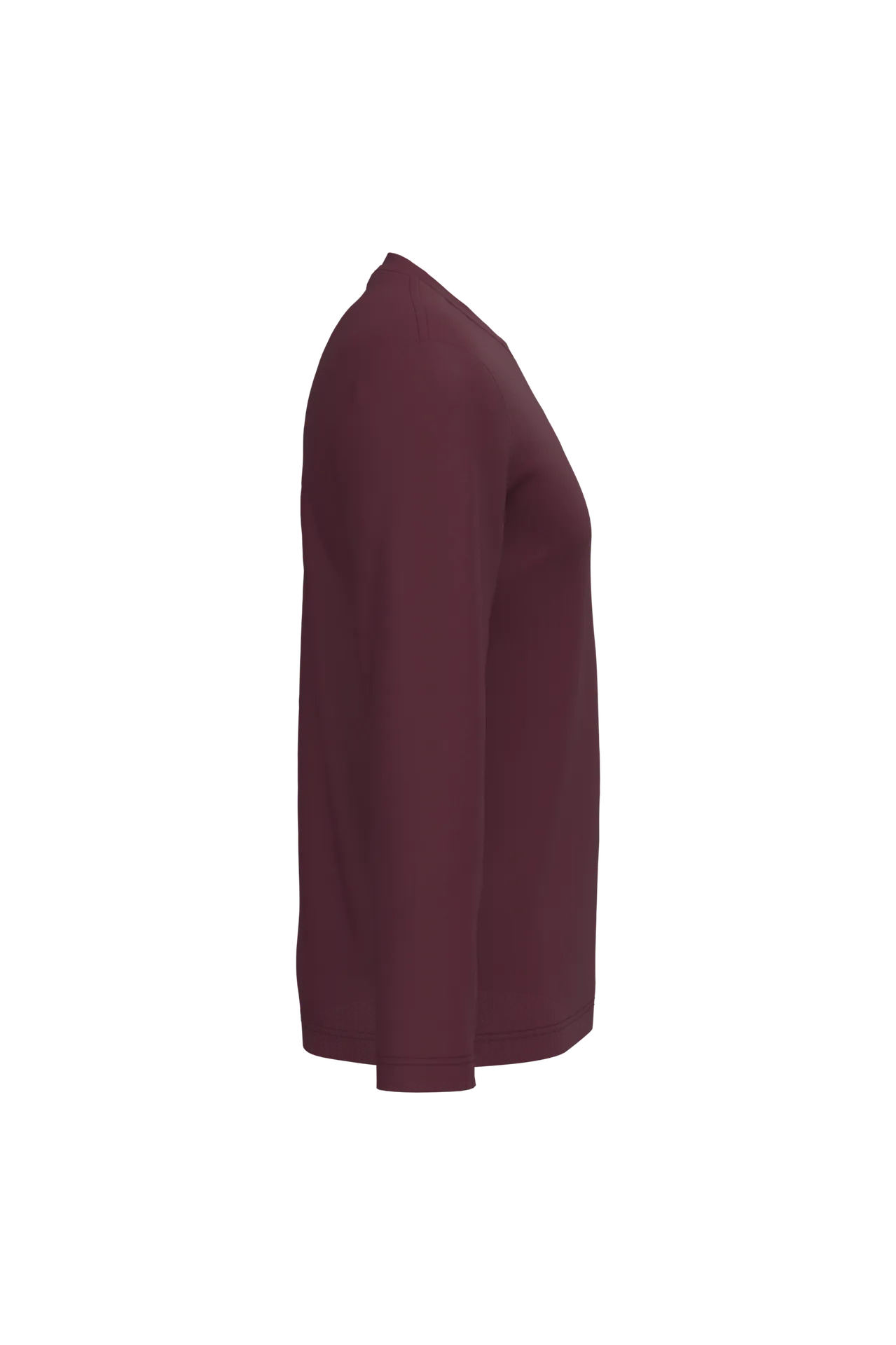 Herren Langarm-T-Shirt Rundhalsausschnitt
