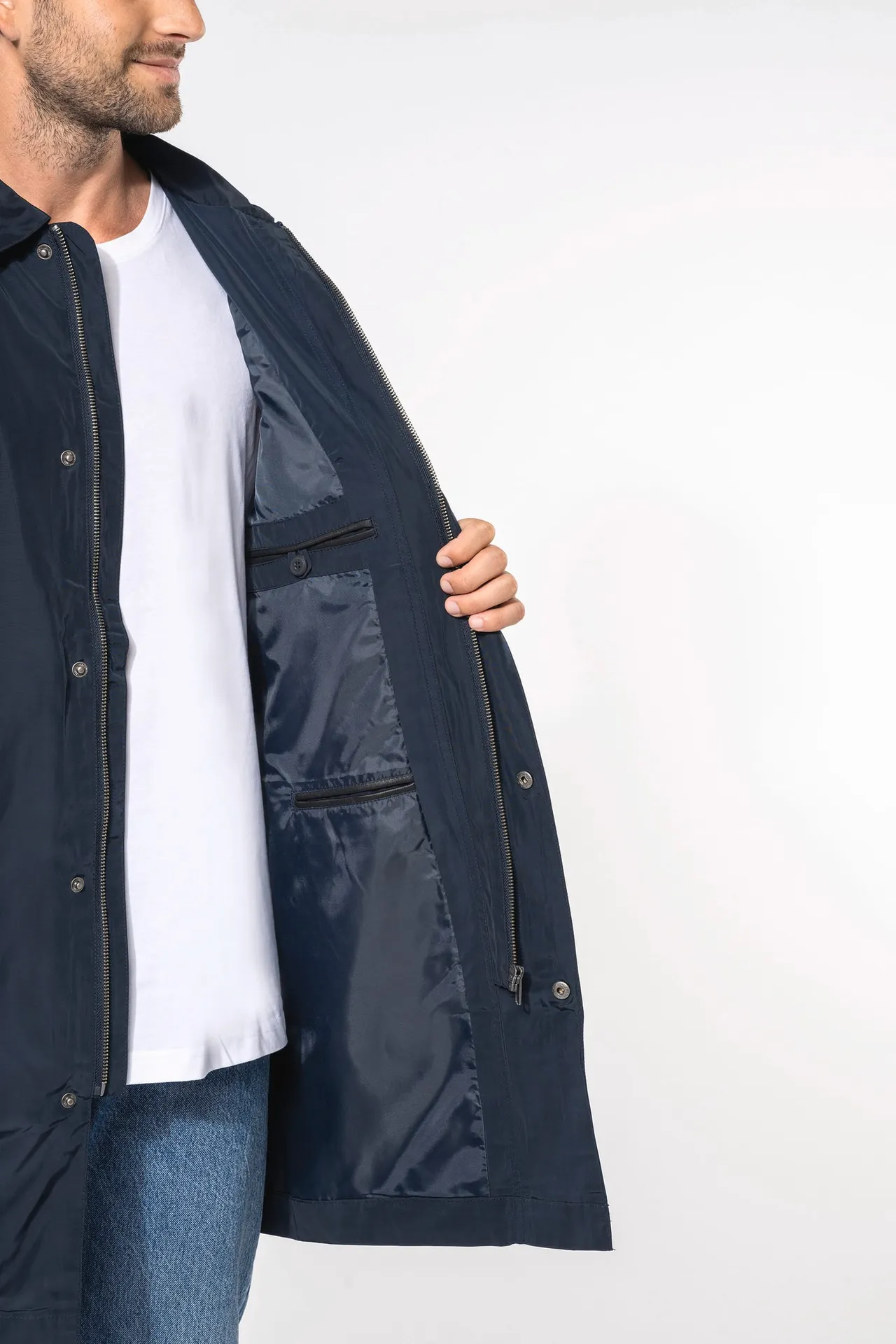 Leichter Herren-Trenchcoat