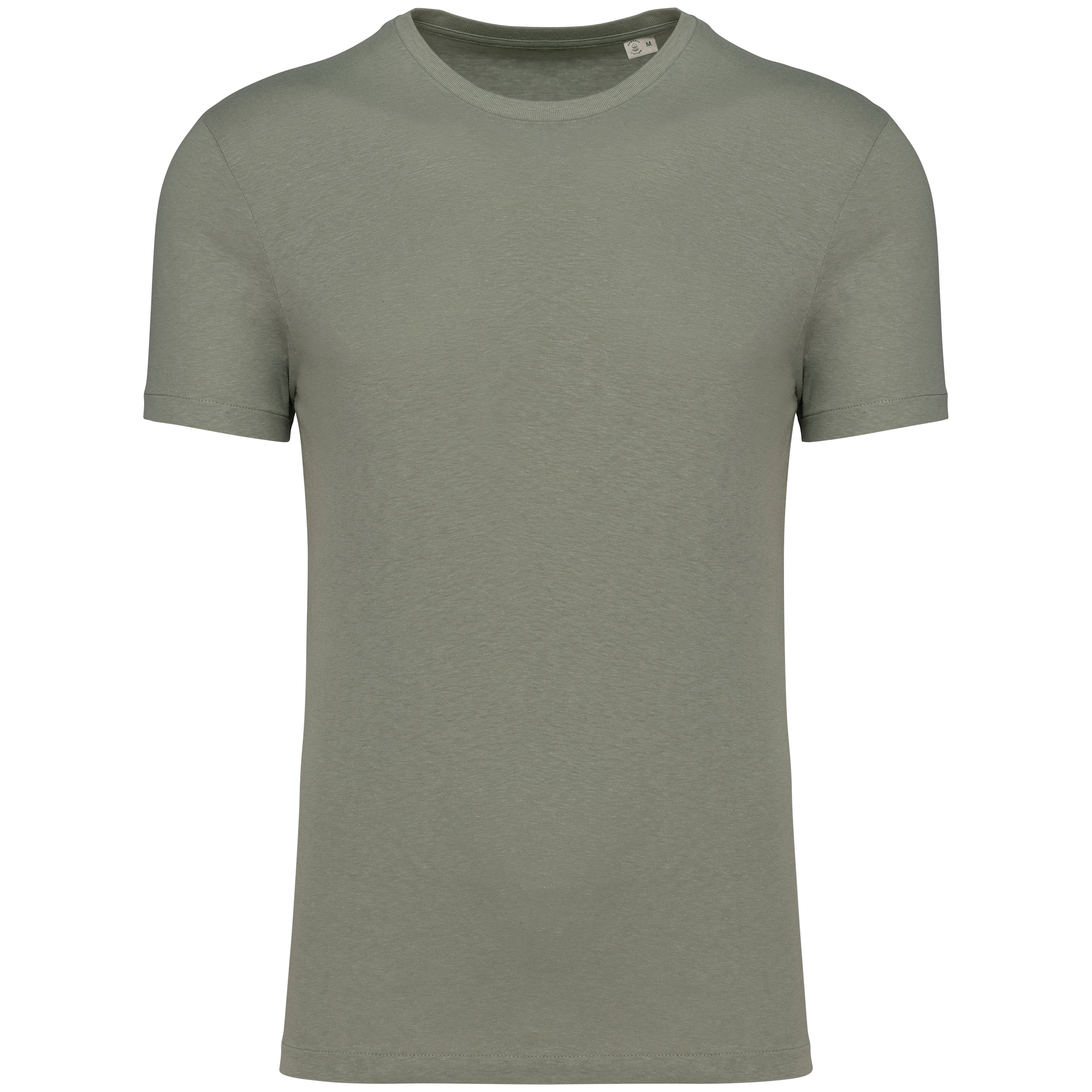 Umweltfreundliches Unisex-T-Shirt aus Biobaumwolle und Leinen