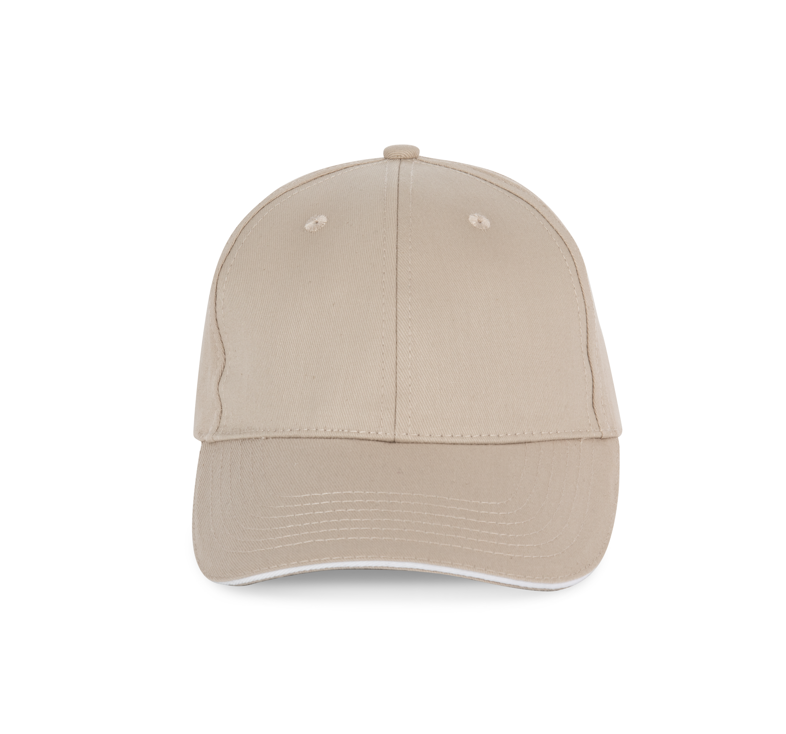 6-Panel-Kappe mit Kontrast-Sandwichschirm