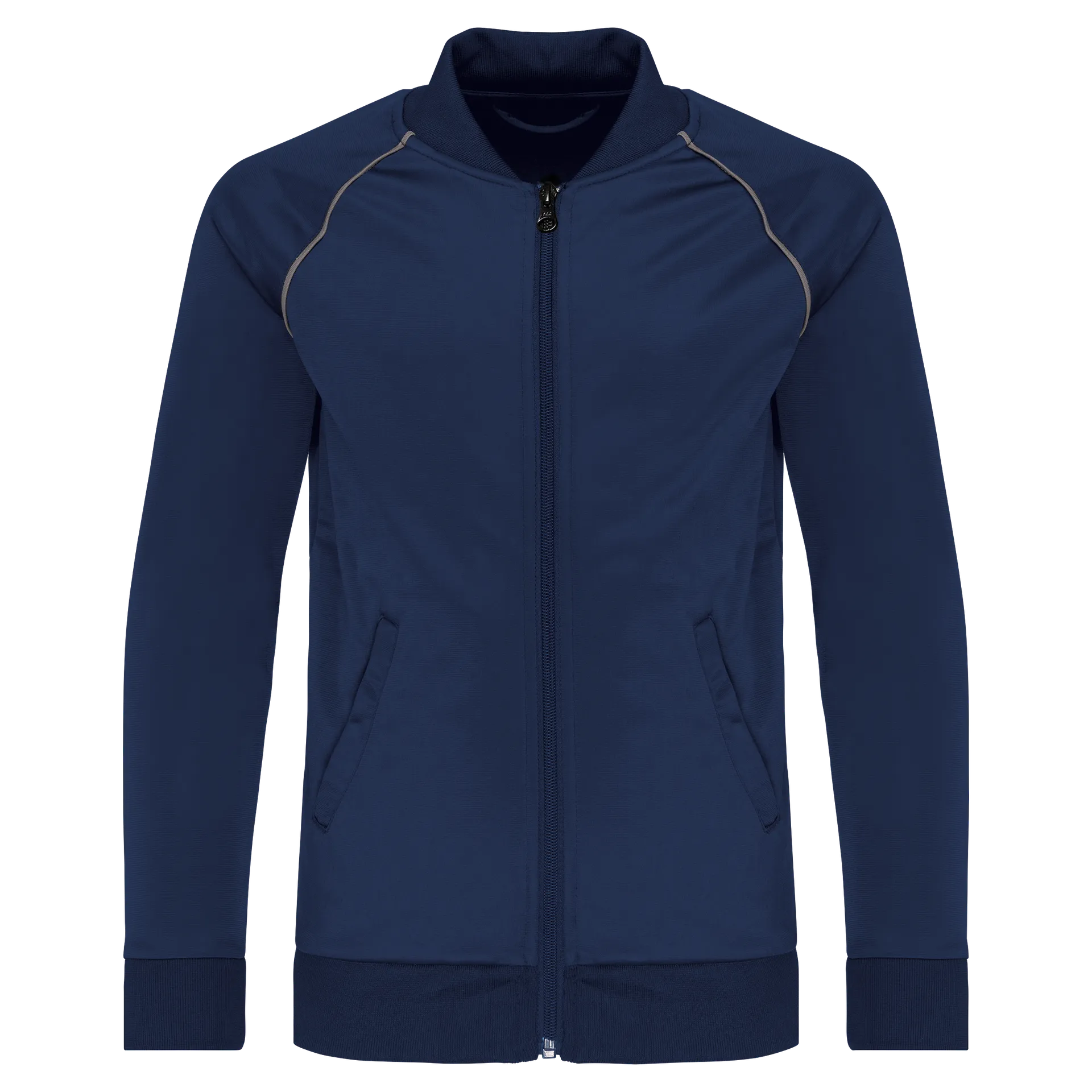 Trainingsjacke mit Reißverschluss und Paspel für Kinder