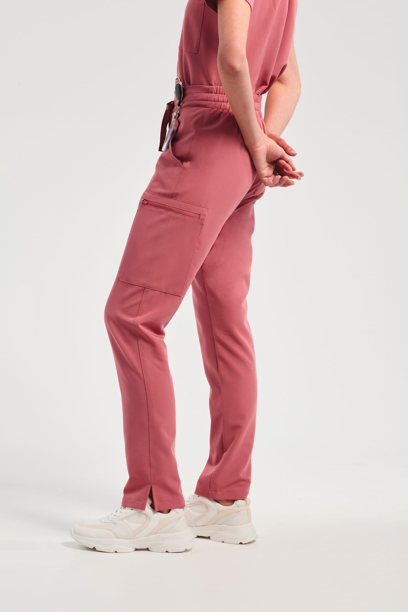 Cargo-Damenhose aus Stretch