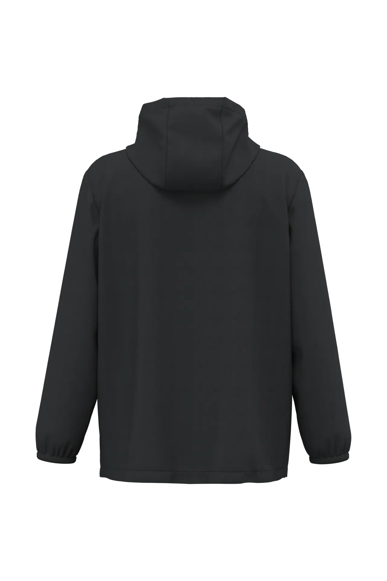 Wasserdichte, umweltfreundliche Unisex-Windjacke mit Viertel-Reißverschluss