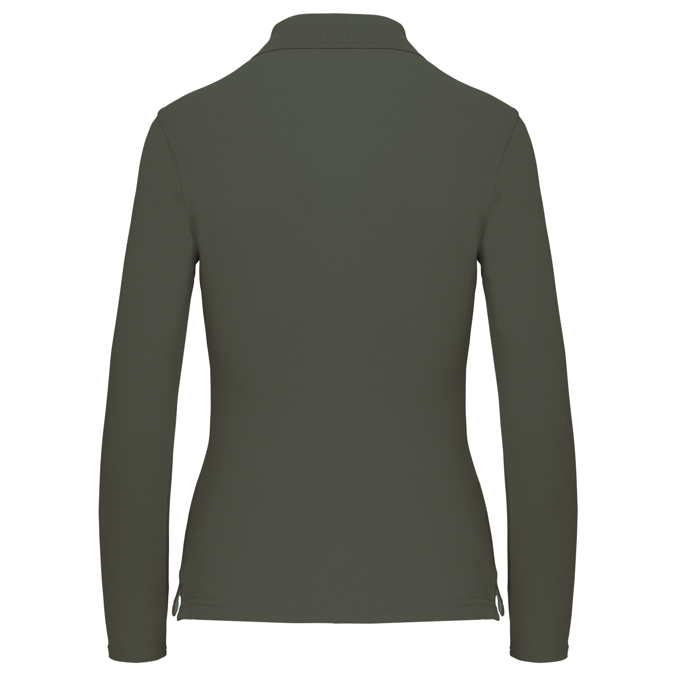 Damen Piqué Poloshirt Langarm