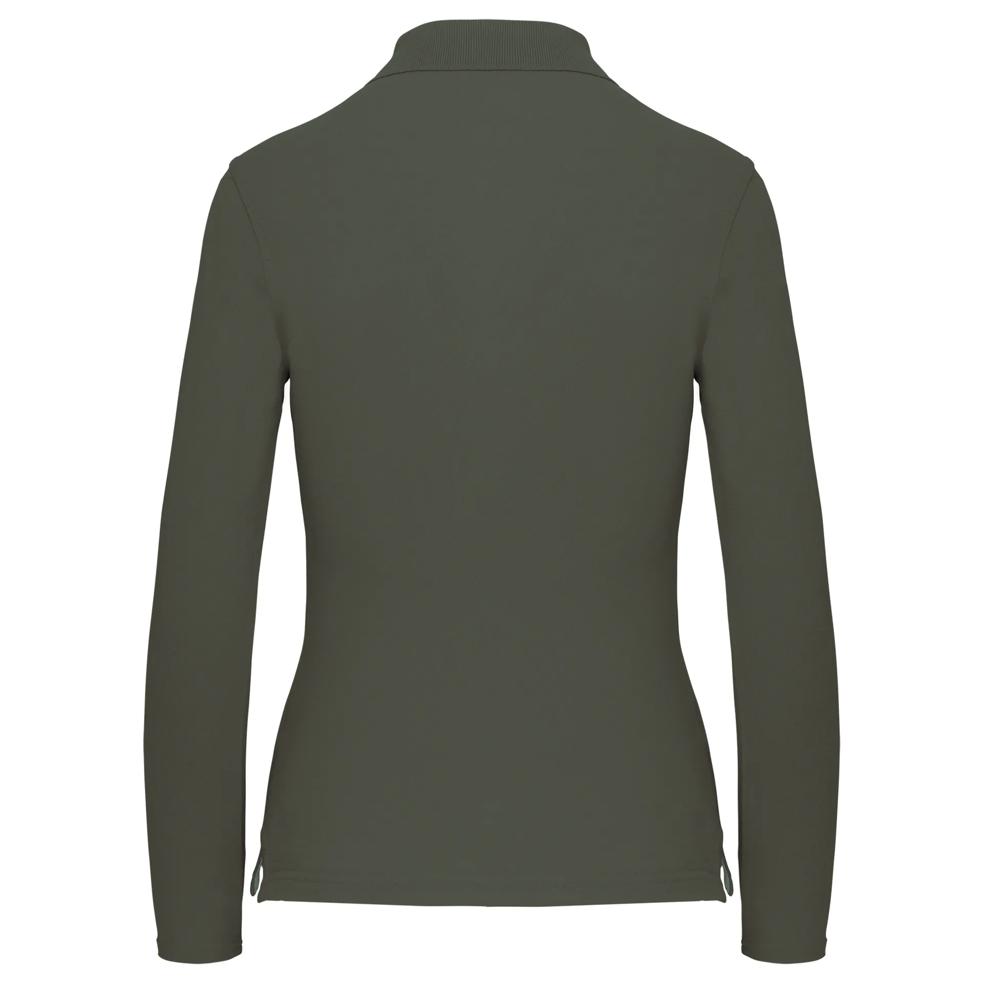 Damen Piqué Poloshirt Langarm