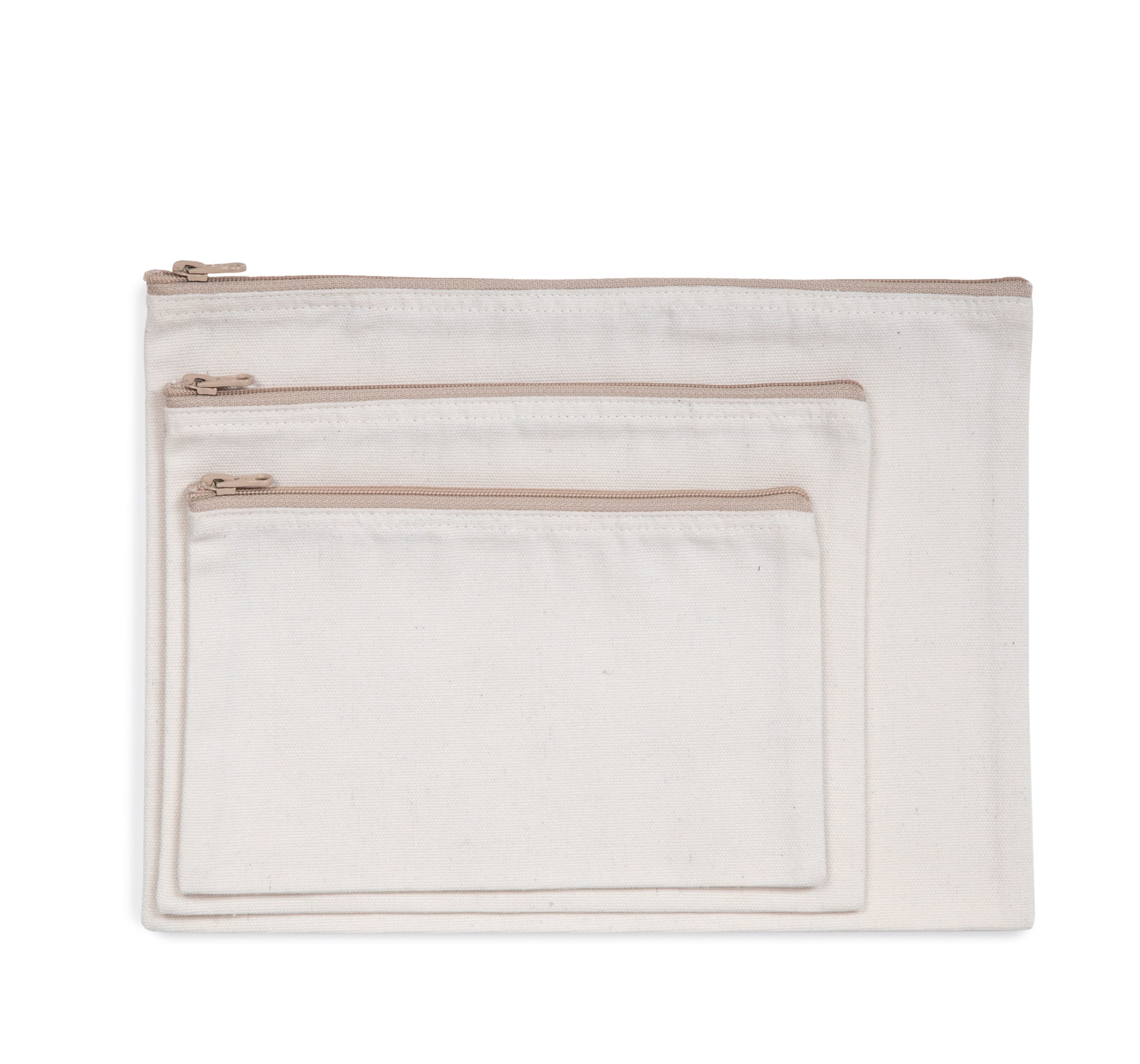 Recycelte kleine Tasche mit Reißverschluss