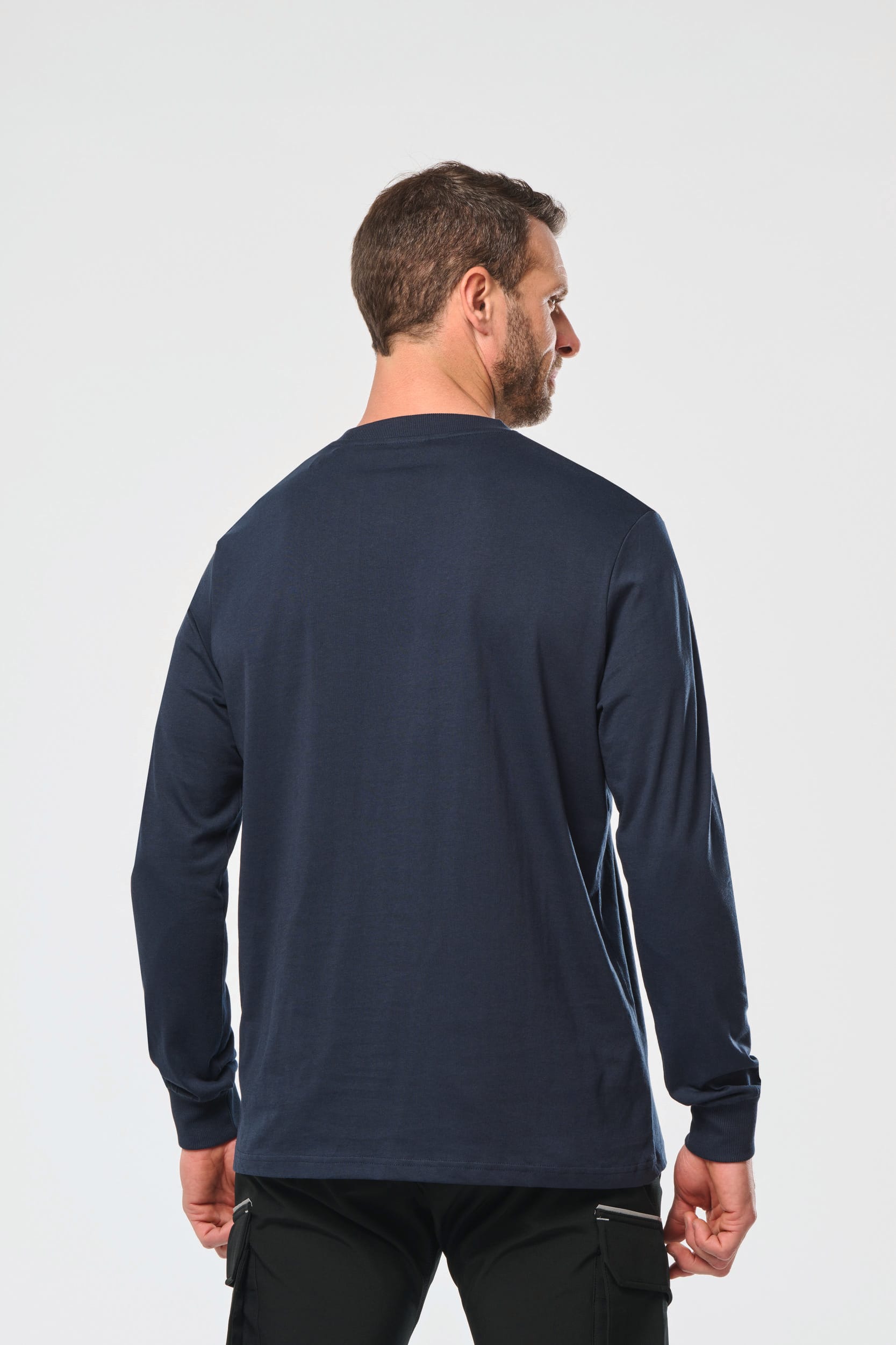 Umweltfreundliches Unisex-T-Shirt mit langen Ärmeln