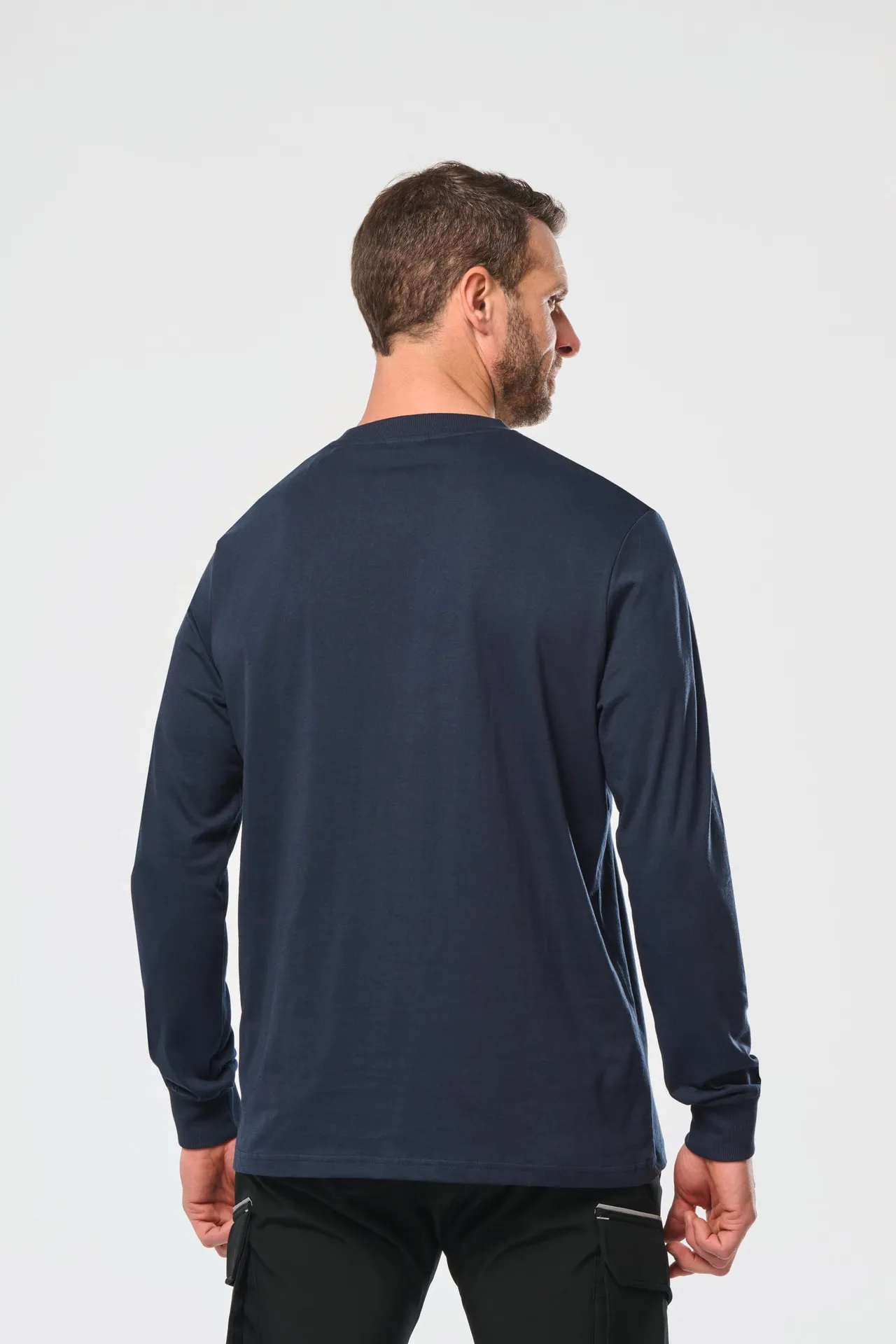 Umweltfreundliches Unisex-T-Shirt mit langen Ärmeln