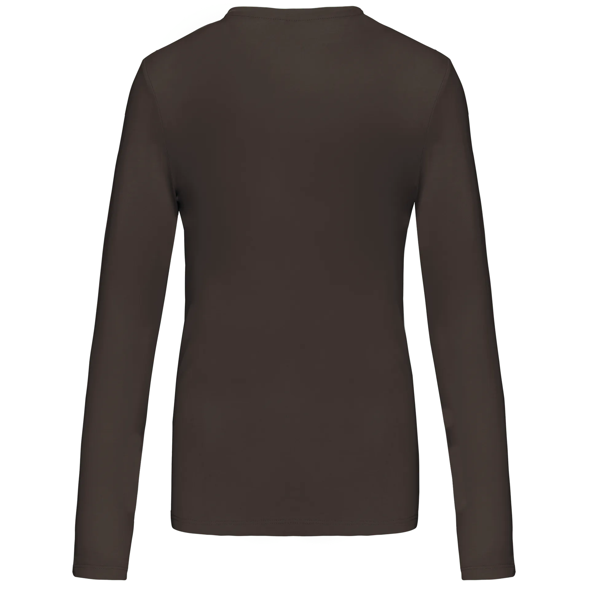 Damen-Langarmshirt mit V-Ausschnitt