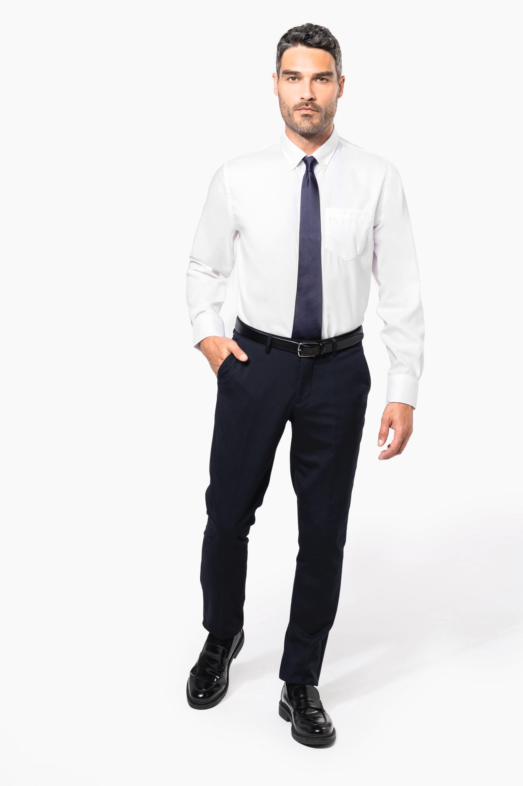 Herren Langarmhemd Bügelfrei