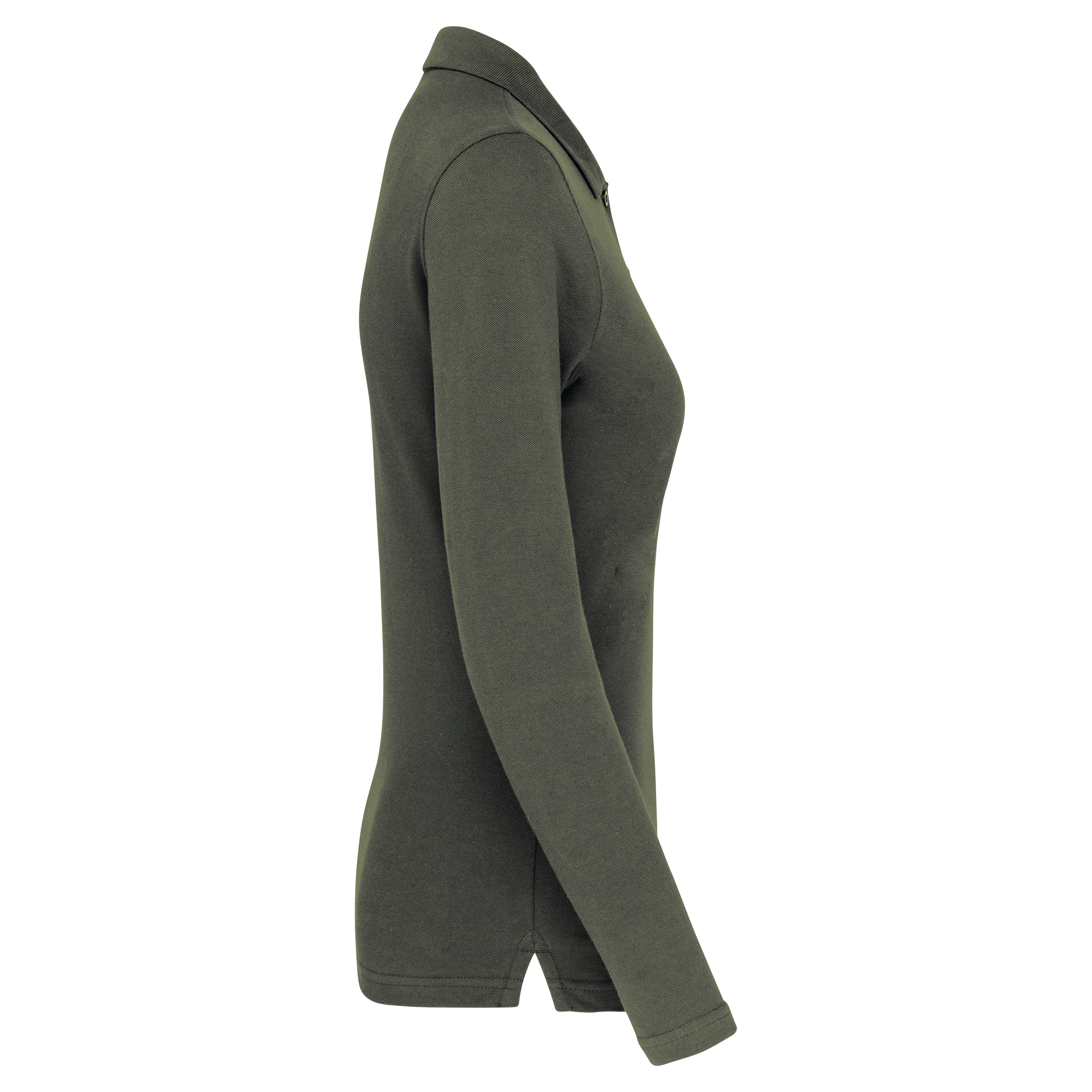 Damen Piqué Poloshirt Langarm