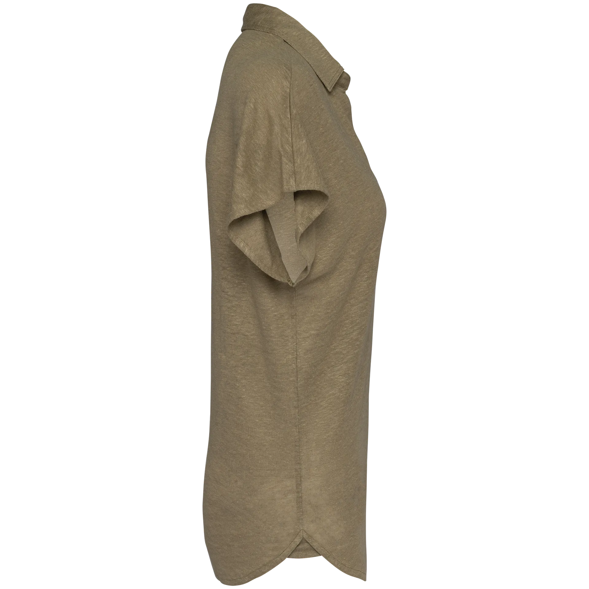 Damen-Polohemd aus Leinen