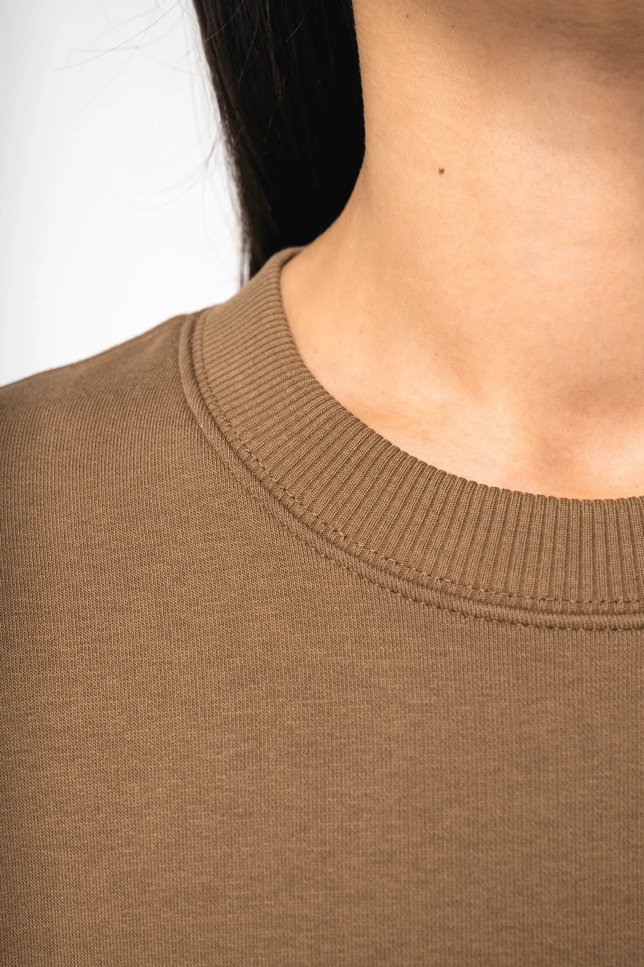 Umweltfreundliches Oversize Unisex-Sweatshirt mit Rundhalsausschnitt