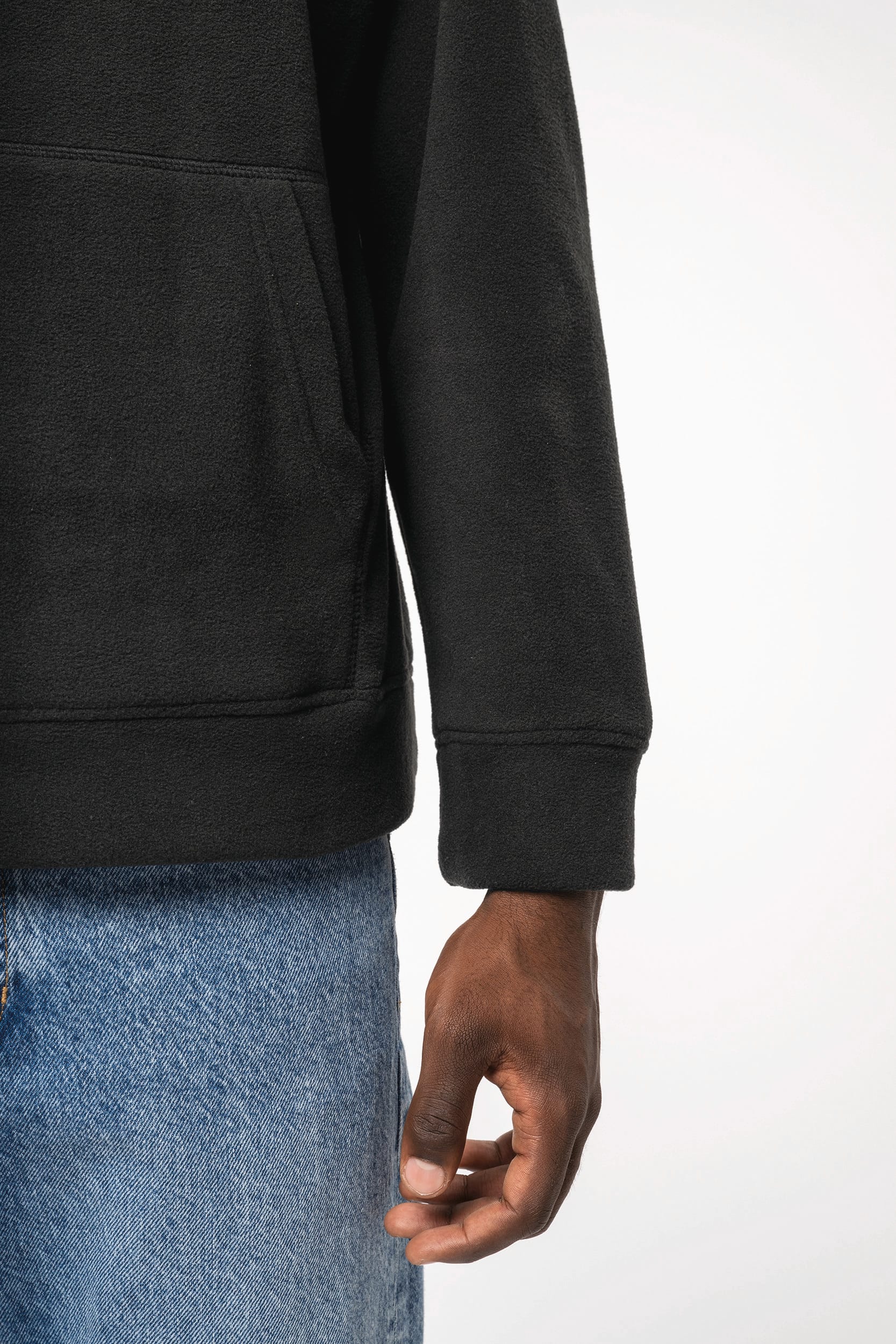 Oversize-Unisex-Kapuzensweatshirt aus recyceltem Fleece