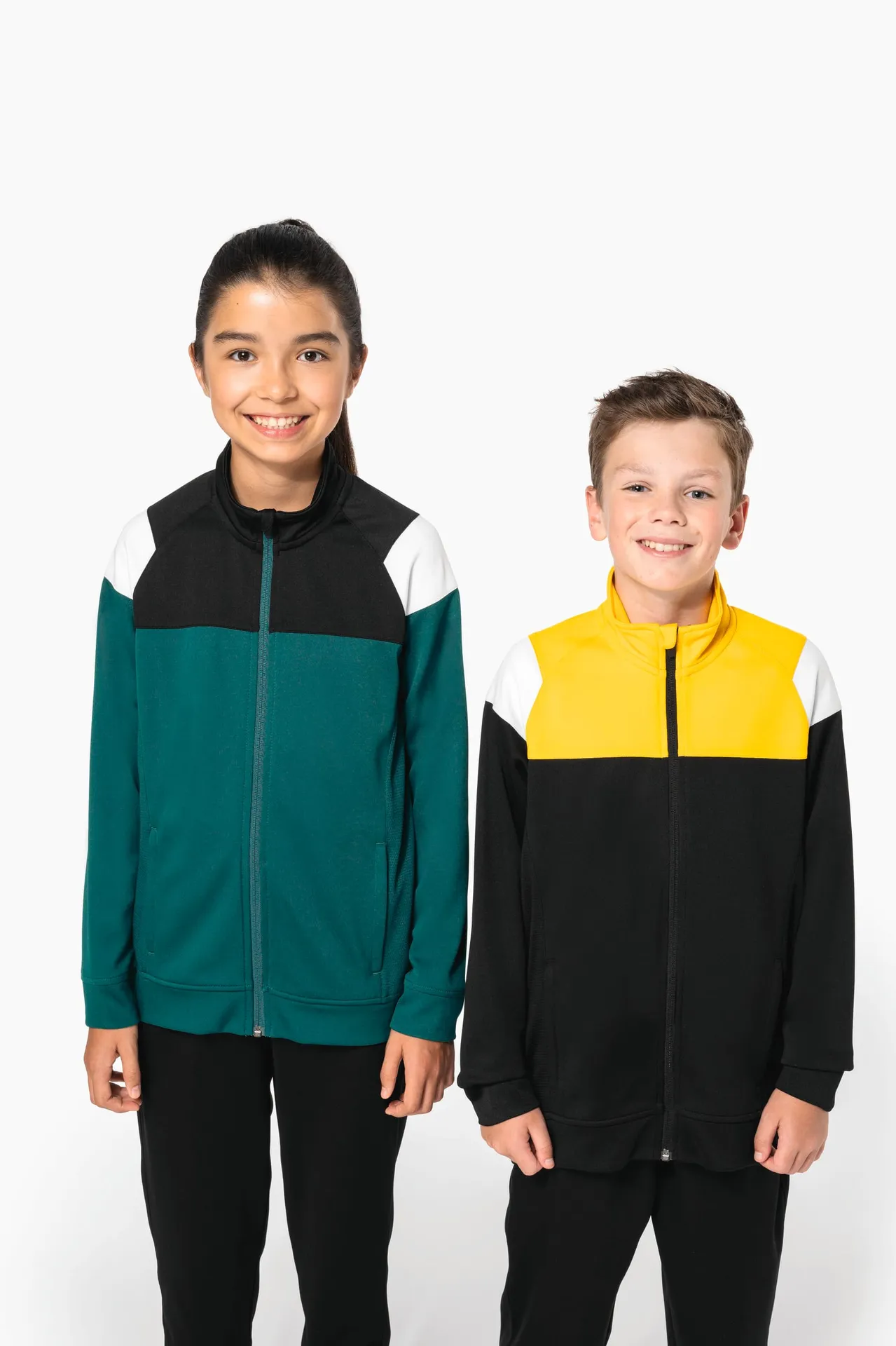 Kinder Trainingsjacke mit Reißverschluss